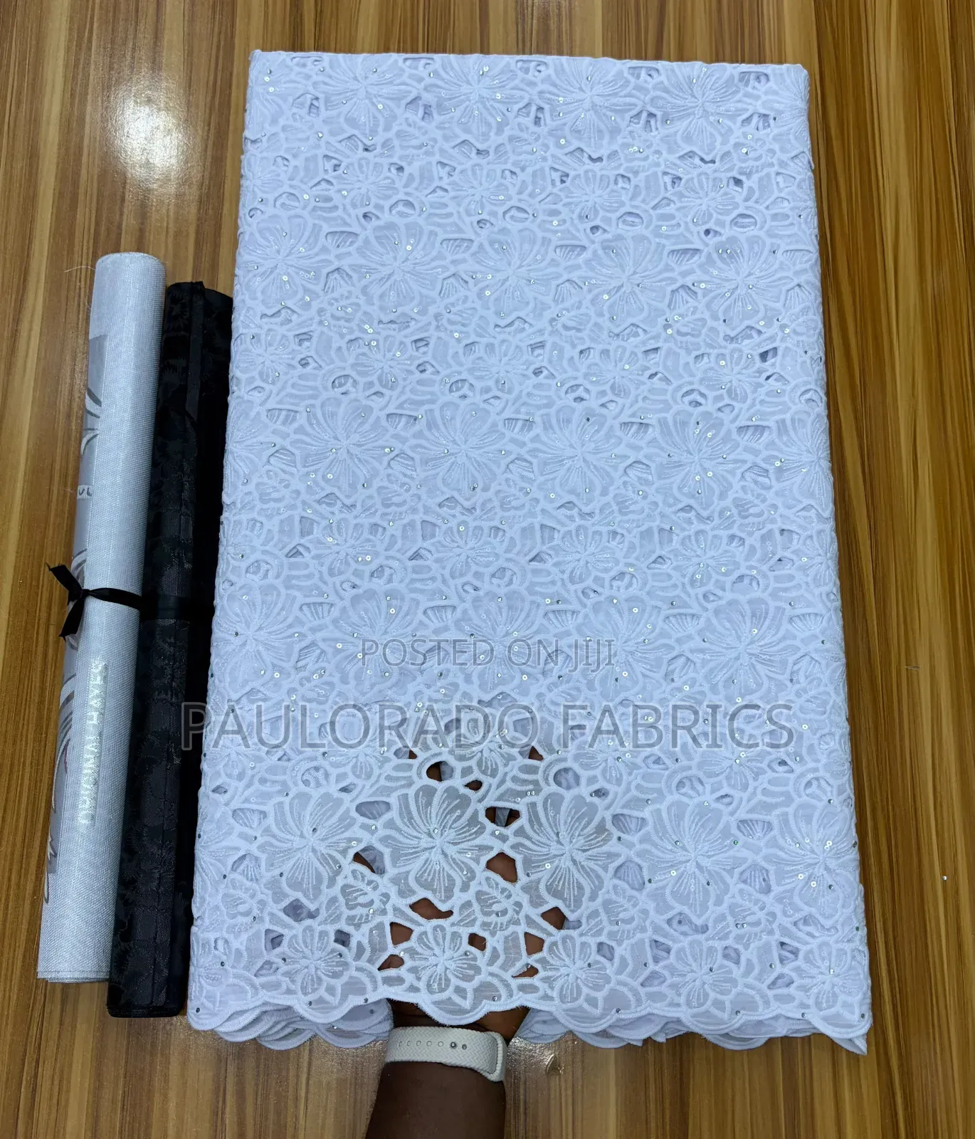 White Swiss Lace