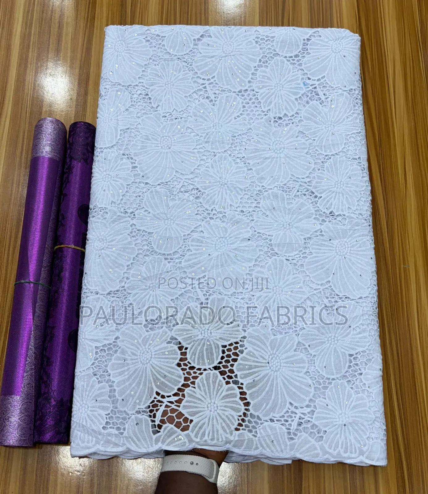 White Swiss Lace
