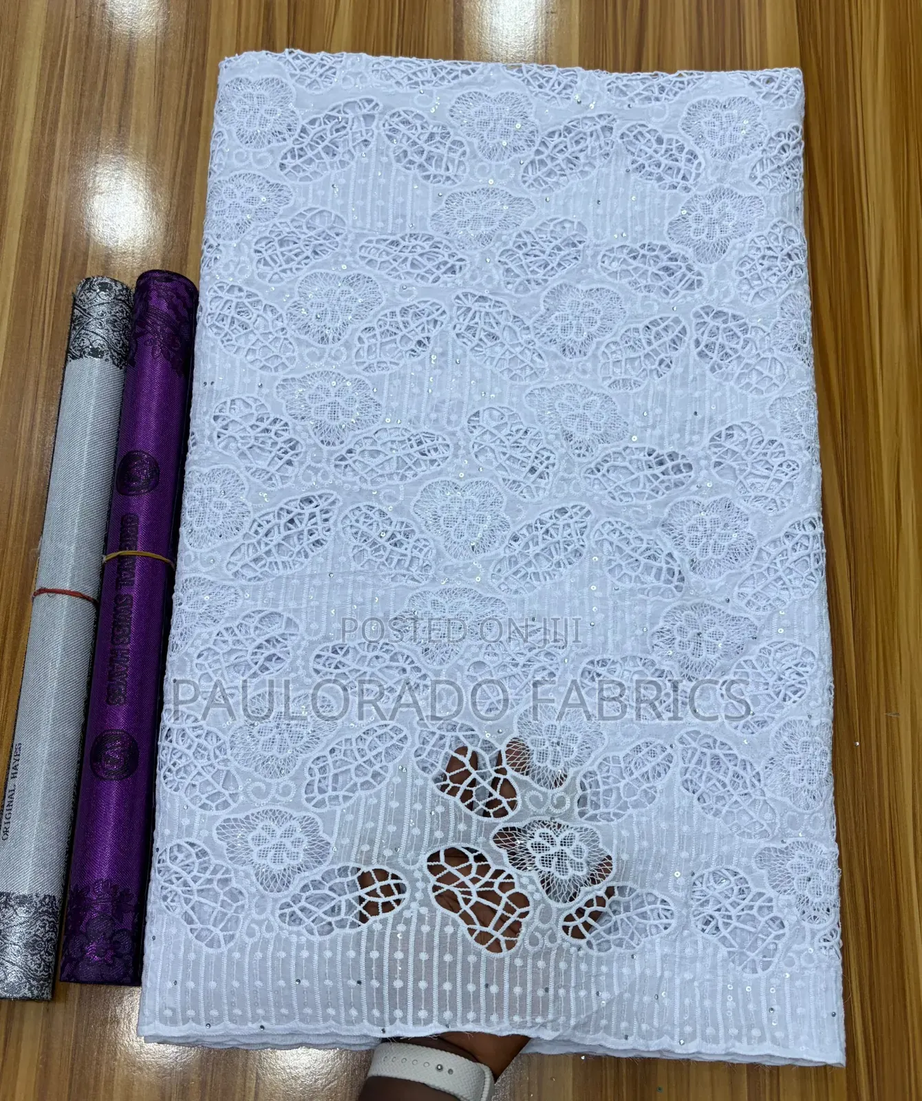 White Swiss Lace
