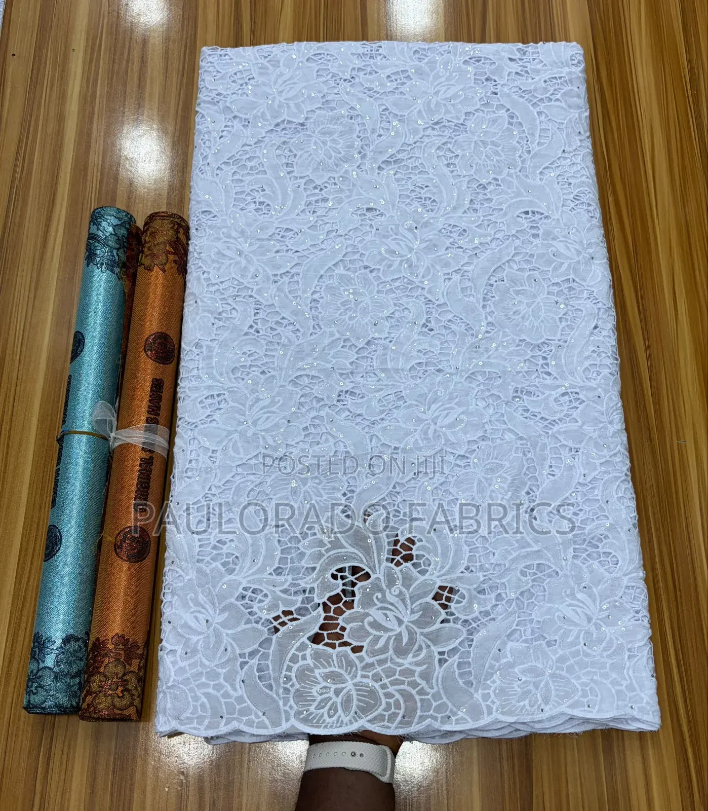 White Swiss Lace