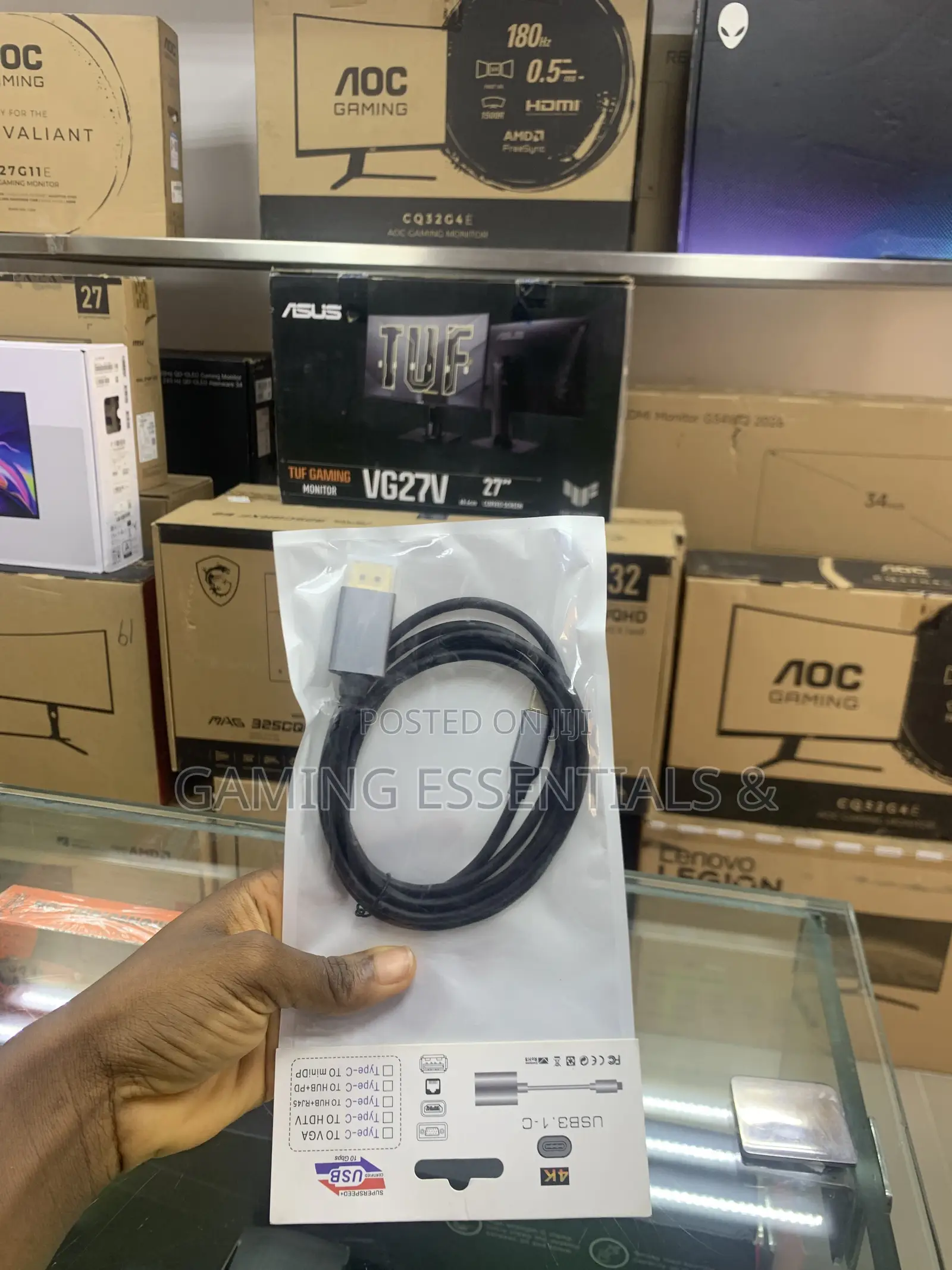 USB-C to DisplayPort Cable – Video Output