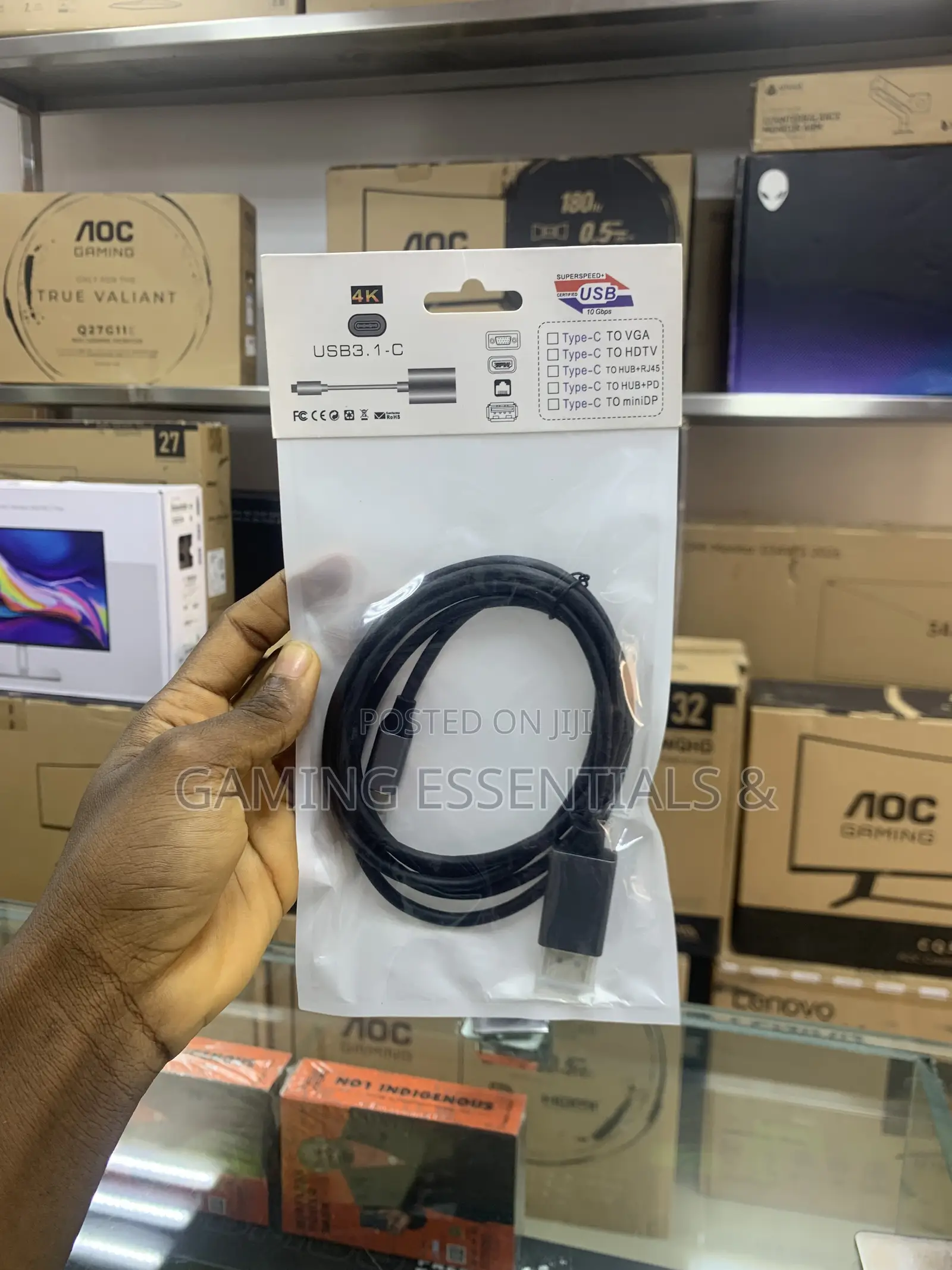 USB-C to DisplayPort Cable – Video Output
