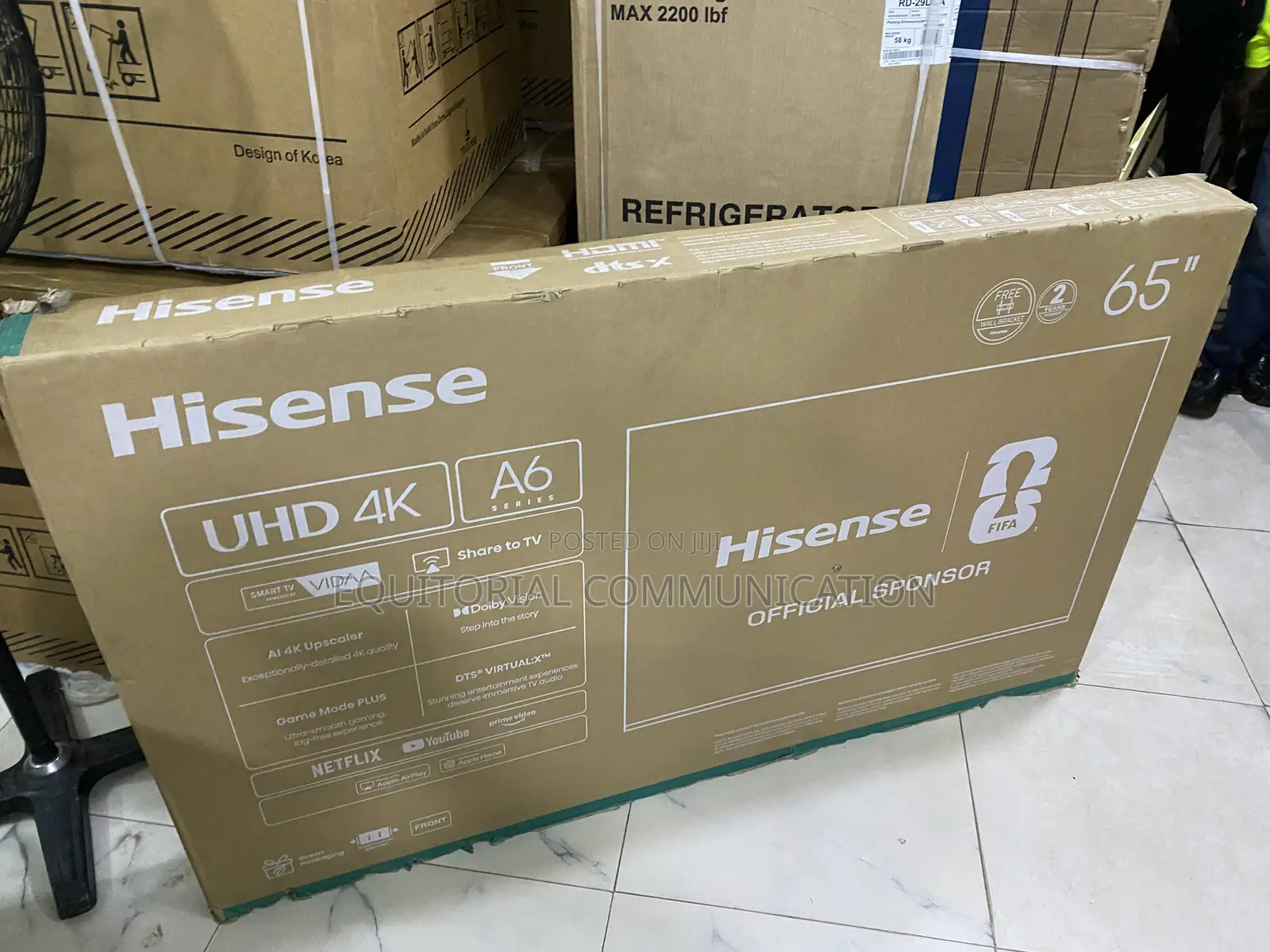 Hisense 65A60QXVT Smart TV With Stunning Display