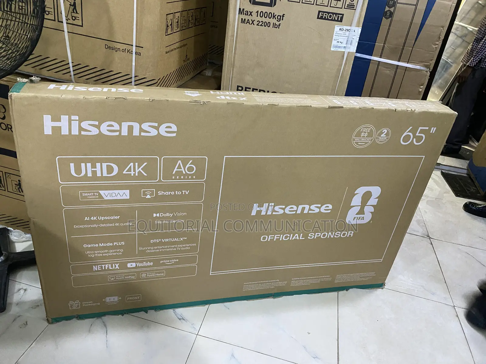 Hisense 65A60QXVT 65Inch Smart Entertainment Screen