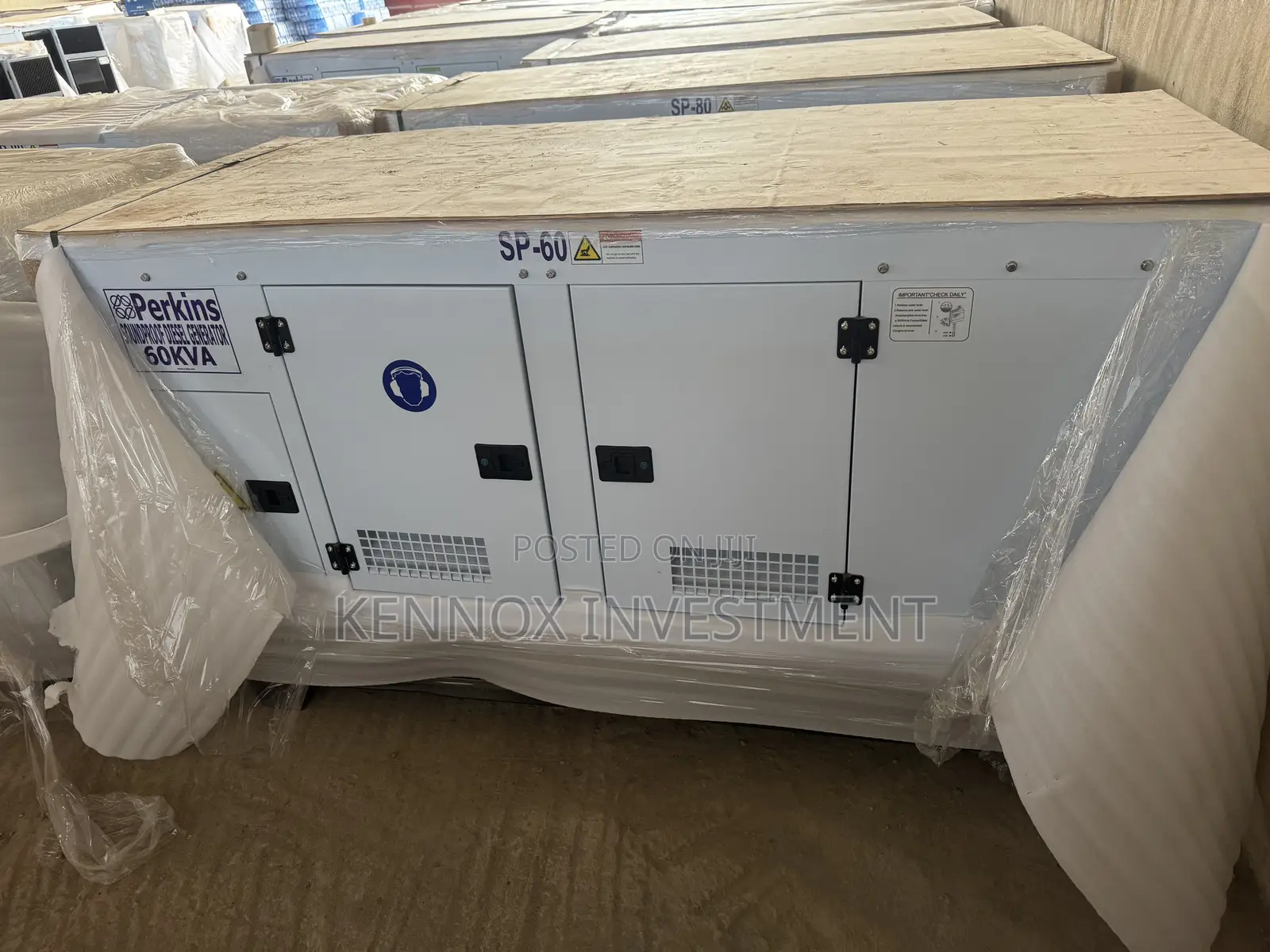 Standard 60kva Perkins Sound-Proof Diesel Generator