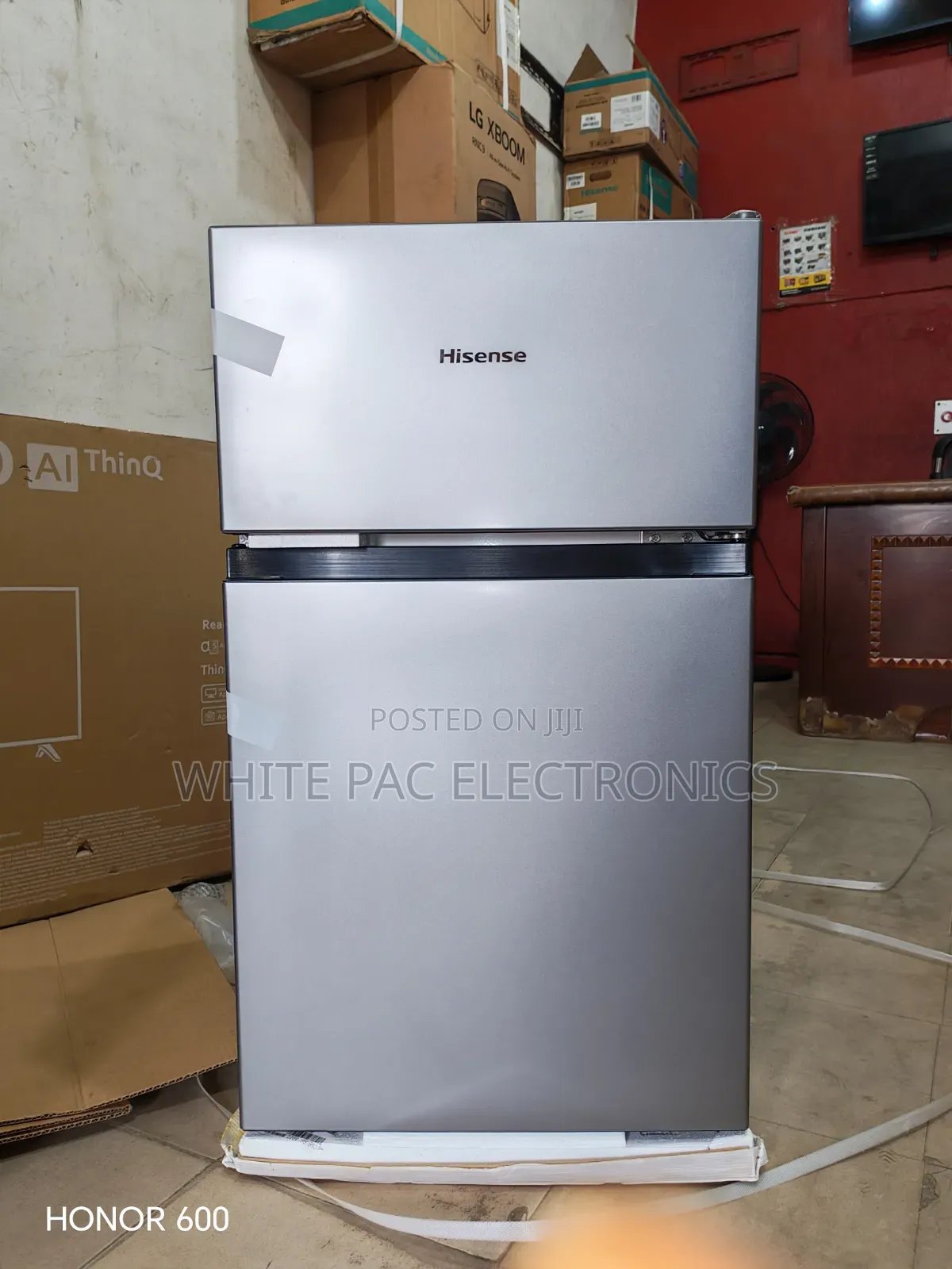 Hisense 87Litre Double Door Table Top Freezer & Fridge( Fast Freezing