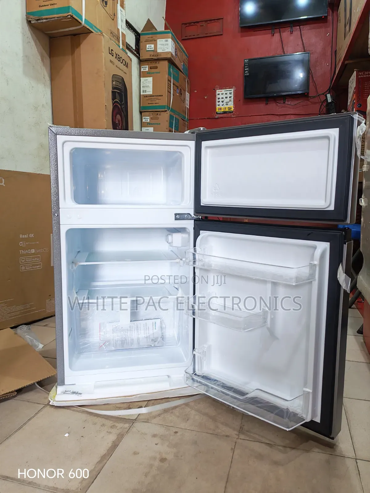 Hisense 87Litre Double Door Table Top Freezer & Fridge( Fast Freezing