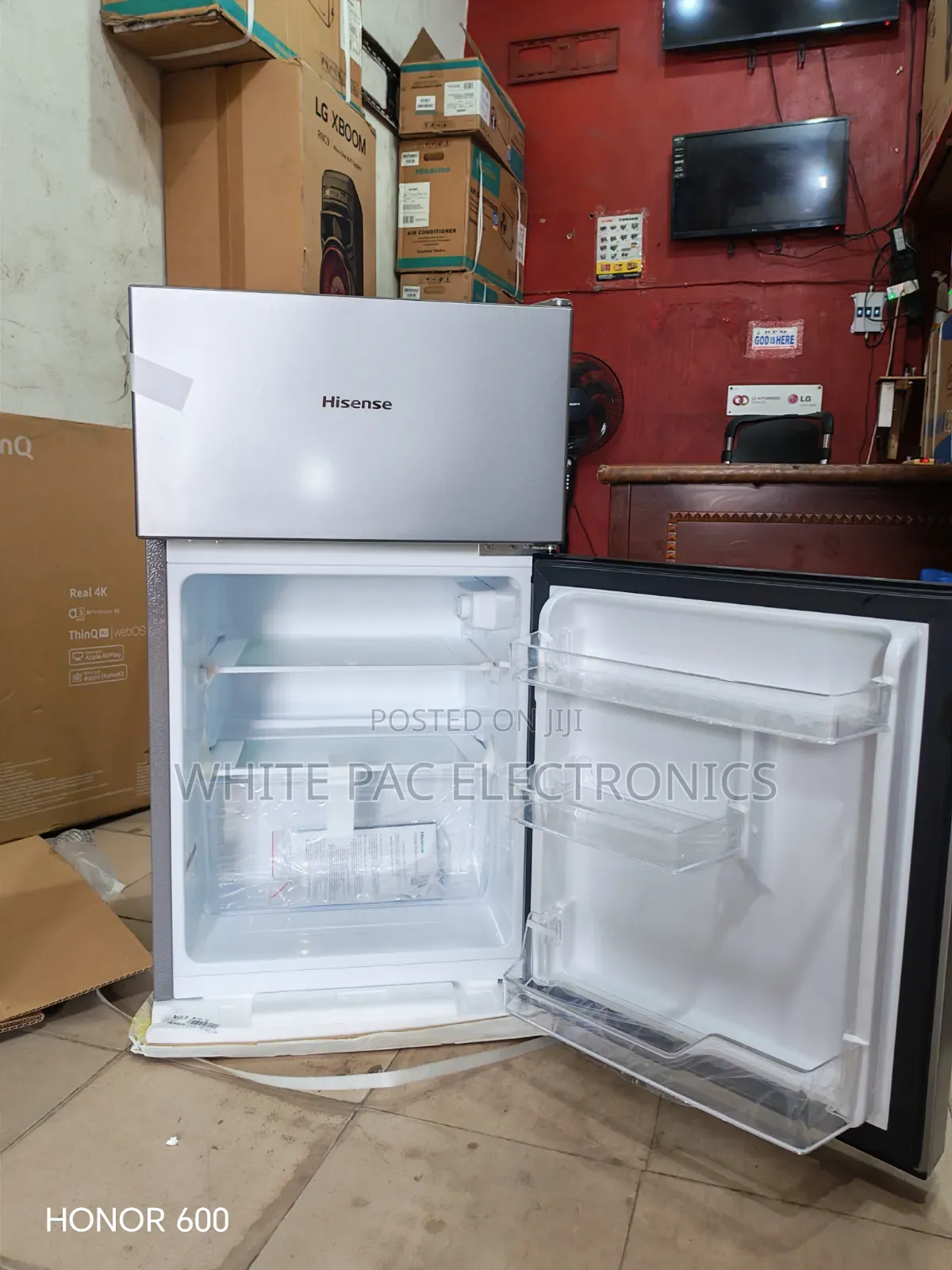 Hisense 87Litre Double Door Table Top Freezer & Fridge( Fast Freezing