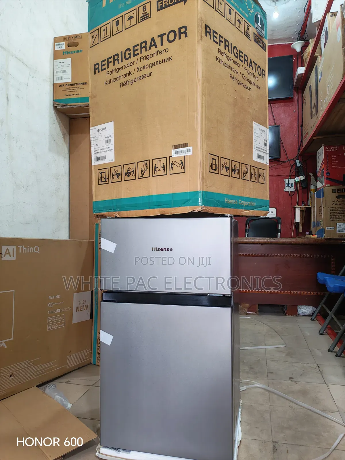Hisense 87Litre Double Door Table Top Freezer & Fridge( Fast Freezing