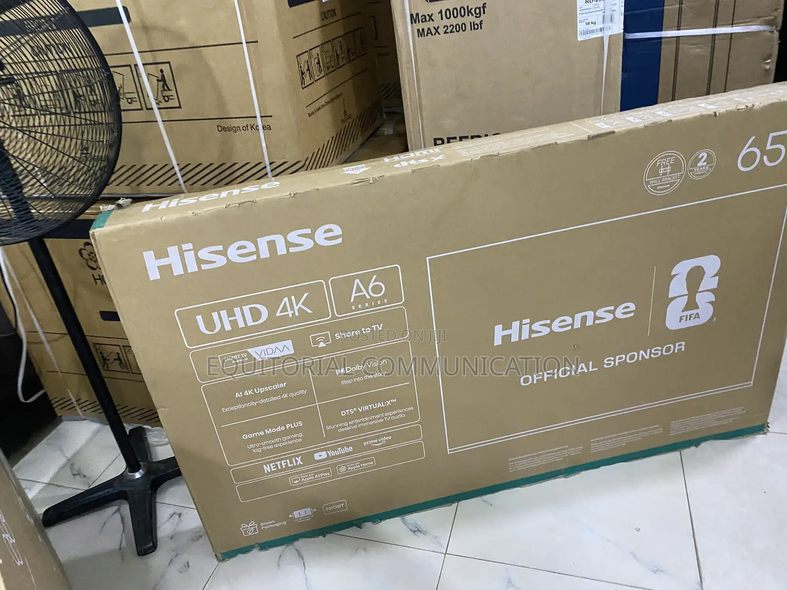 Hisense 65A60QXVT 65 INCH Large Display Television