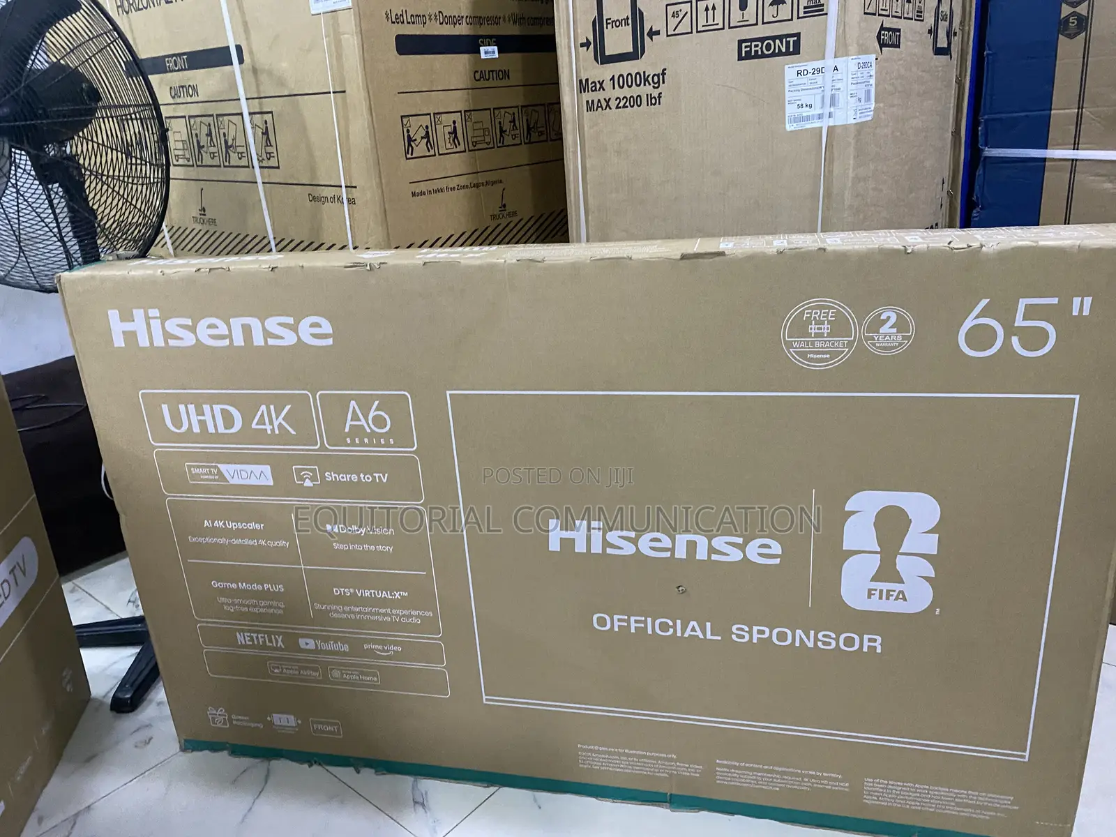 Hisense A6 Series 65 Inch Home Entertainment TV