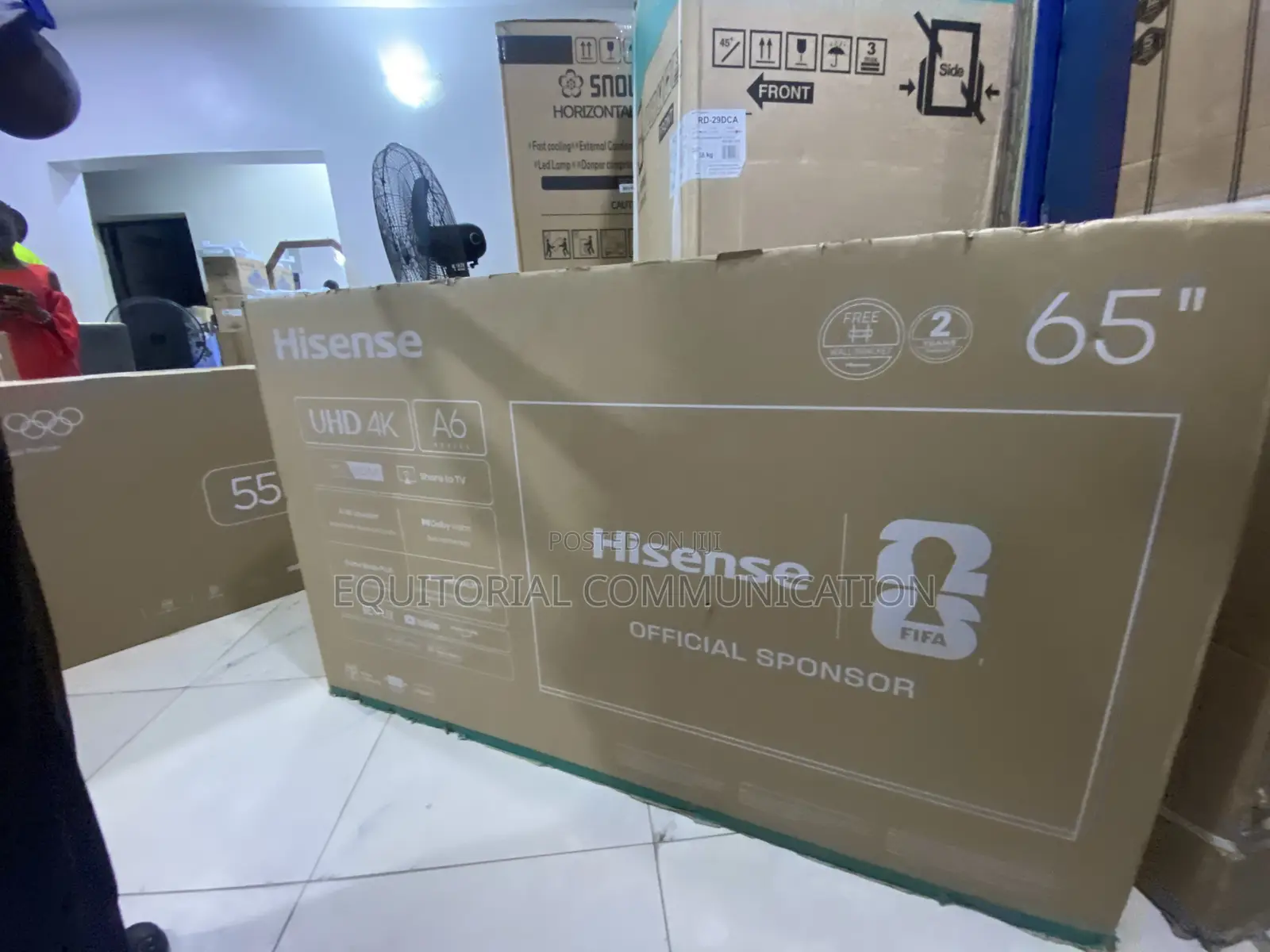 Hisense 65A60QXVT 65 INCH Premium Large Screen Smart TV
