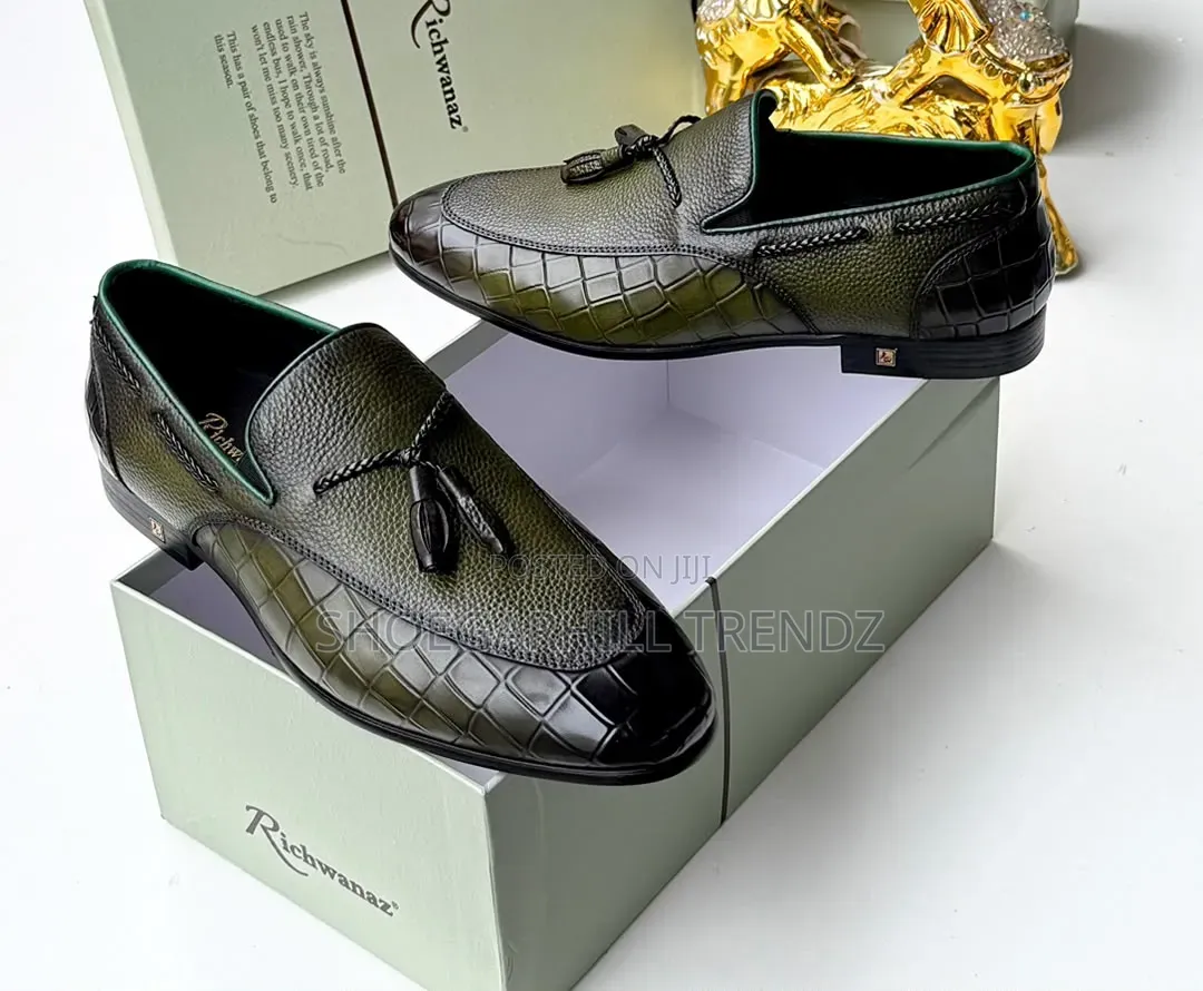 Men Shoes Richwanaz Tassel Leather Loafers