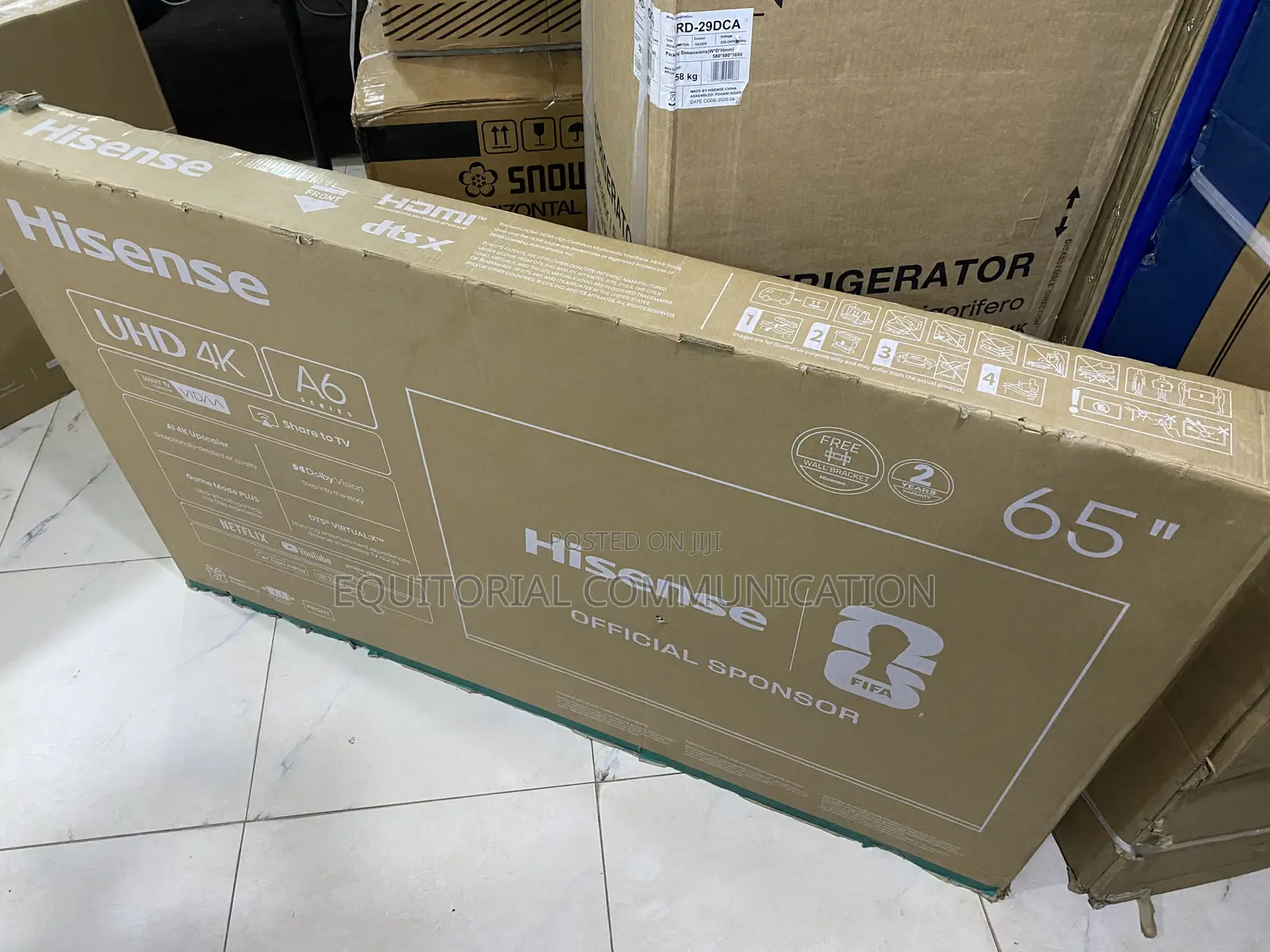 Hisense 65A60QXVT Big Screen UHD Smart TV