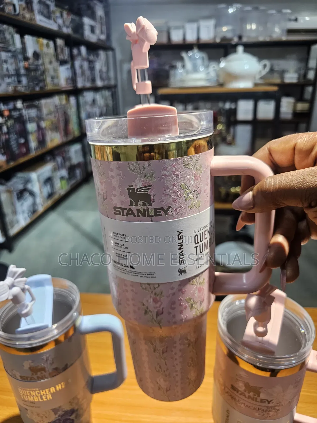 Boxed Stanley X LoveShackFancy Quencher Tumbler 40oz