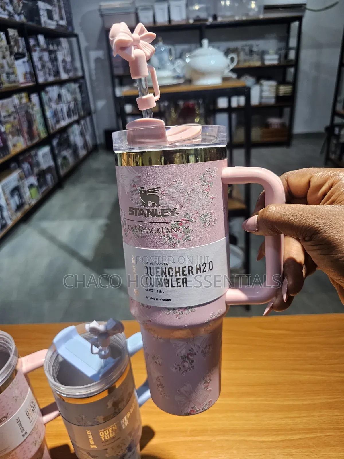 Boxed Stanley X LoveShackFancy Quencher Tumbler 40oz