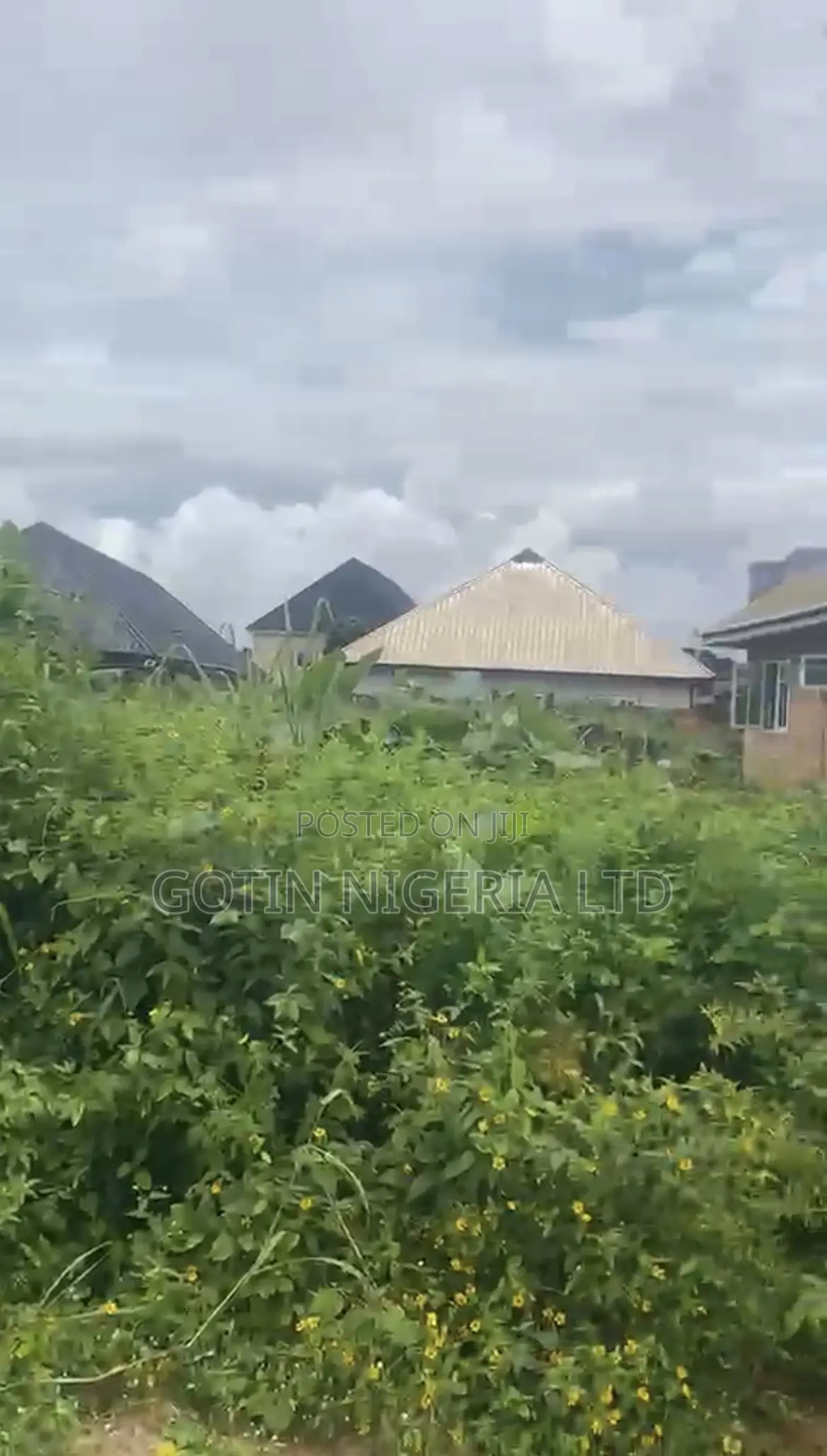 Fenced 50×100ft Land at Okhoromi