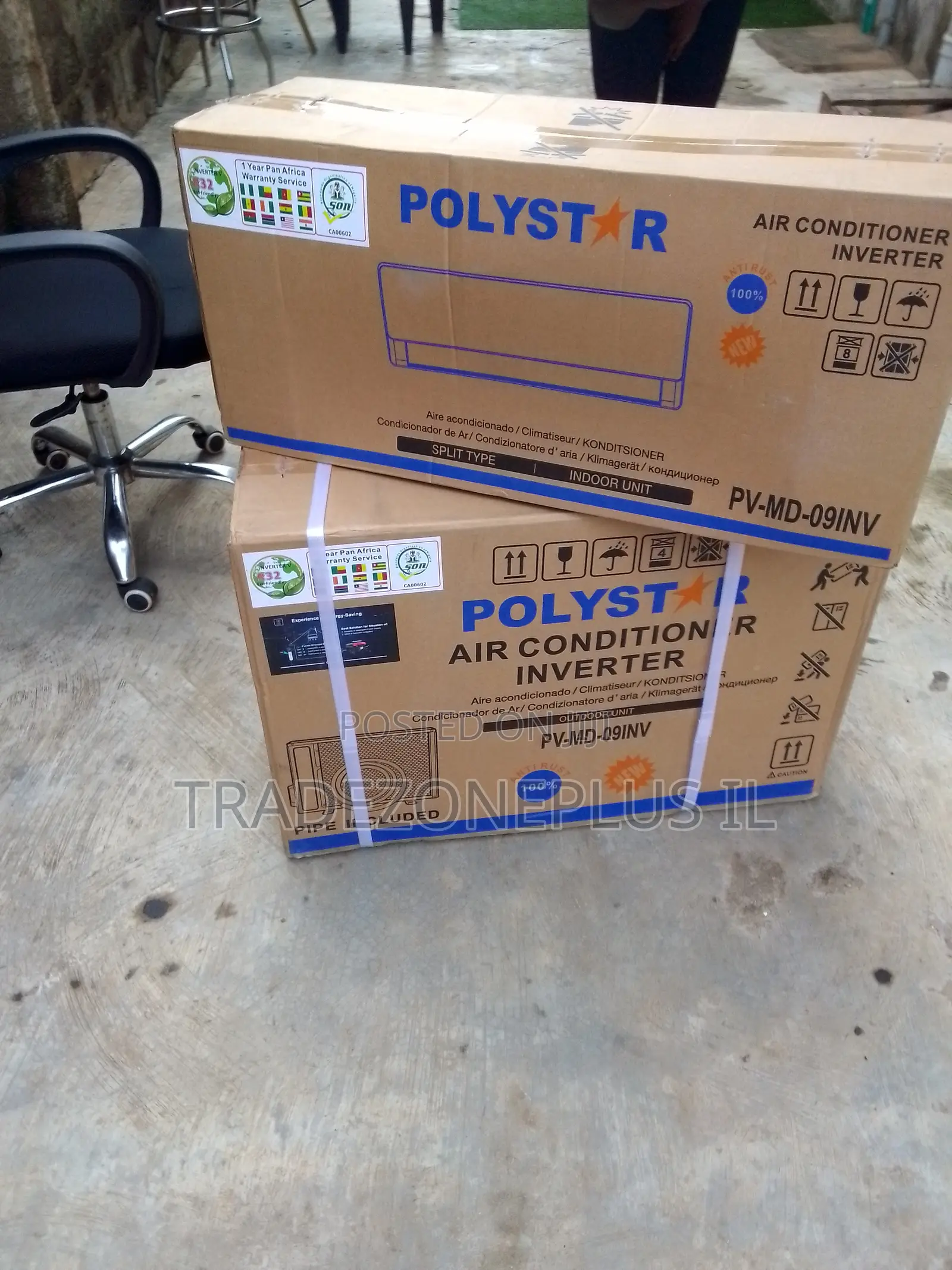 Polystar 1HP Inverter AC for Apartment