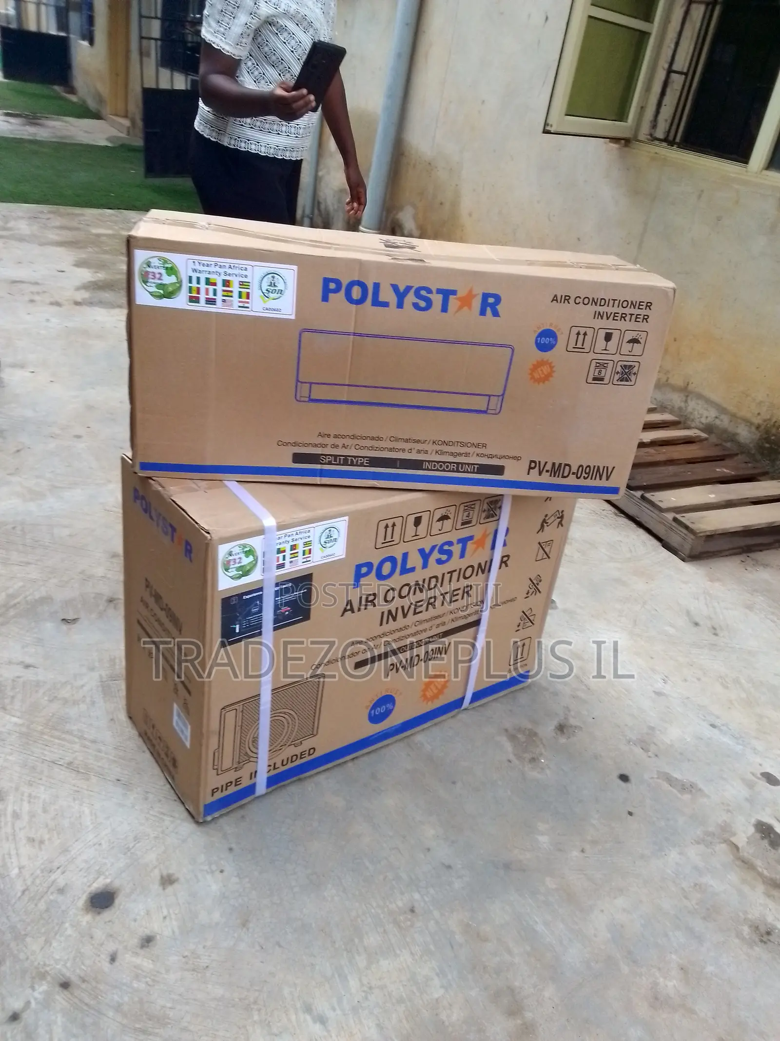Polystar 1HP Inverter AC for Apartment