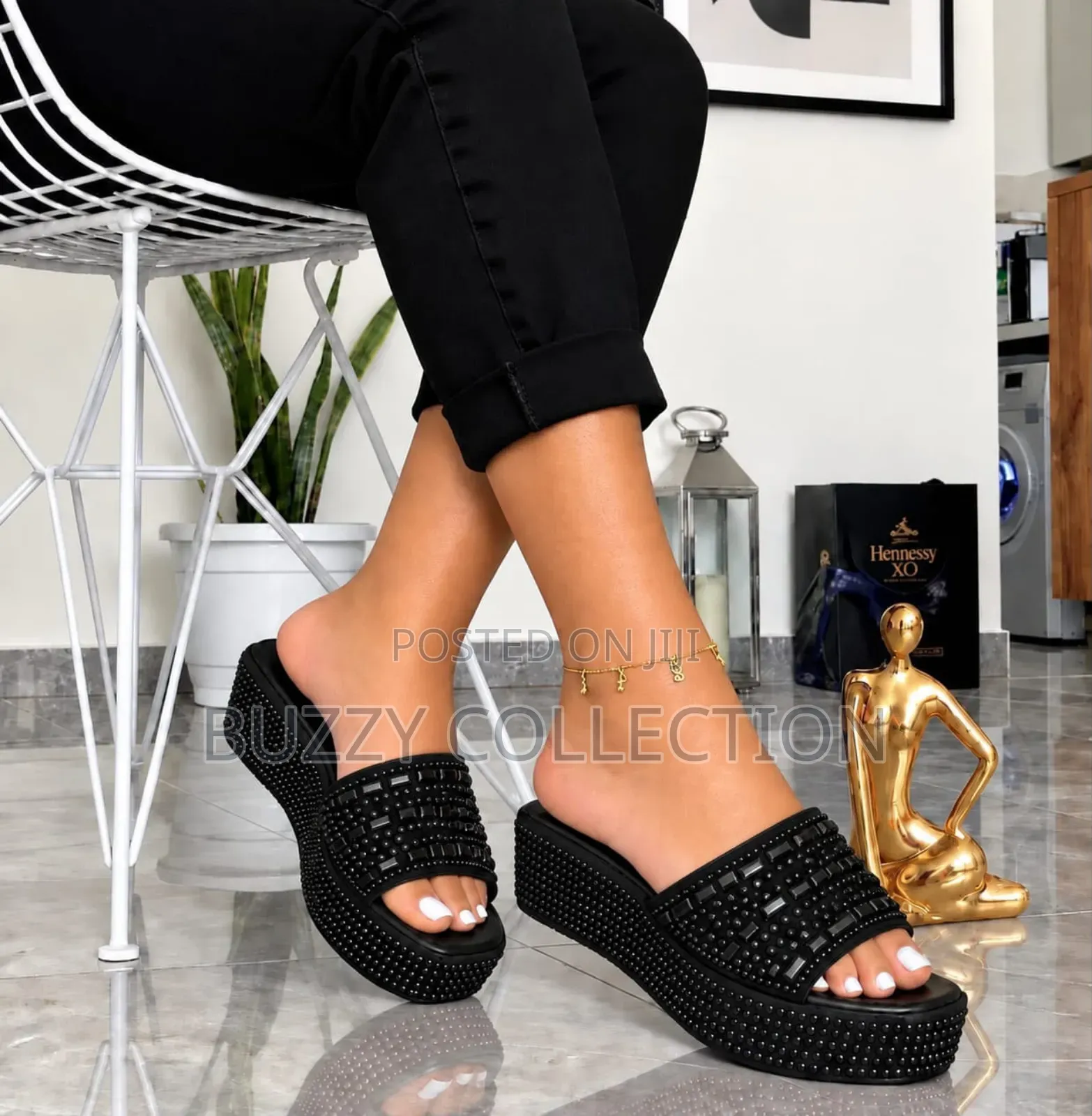 High Quality Luxury Women's Platform Slippers
