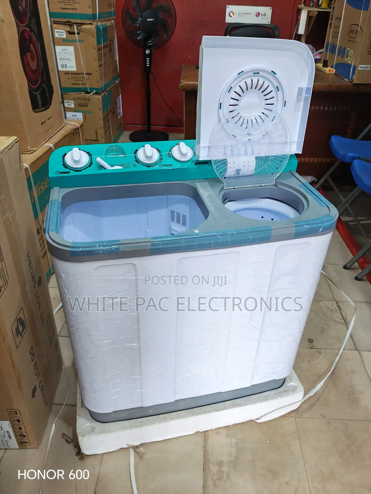 New Hisense Washing Machine 7.5kg Top Loader ( Wash Spinning) 2 Yrs