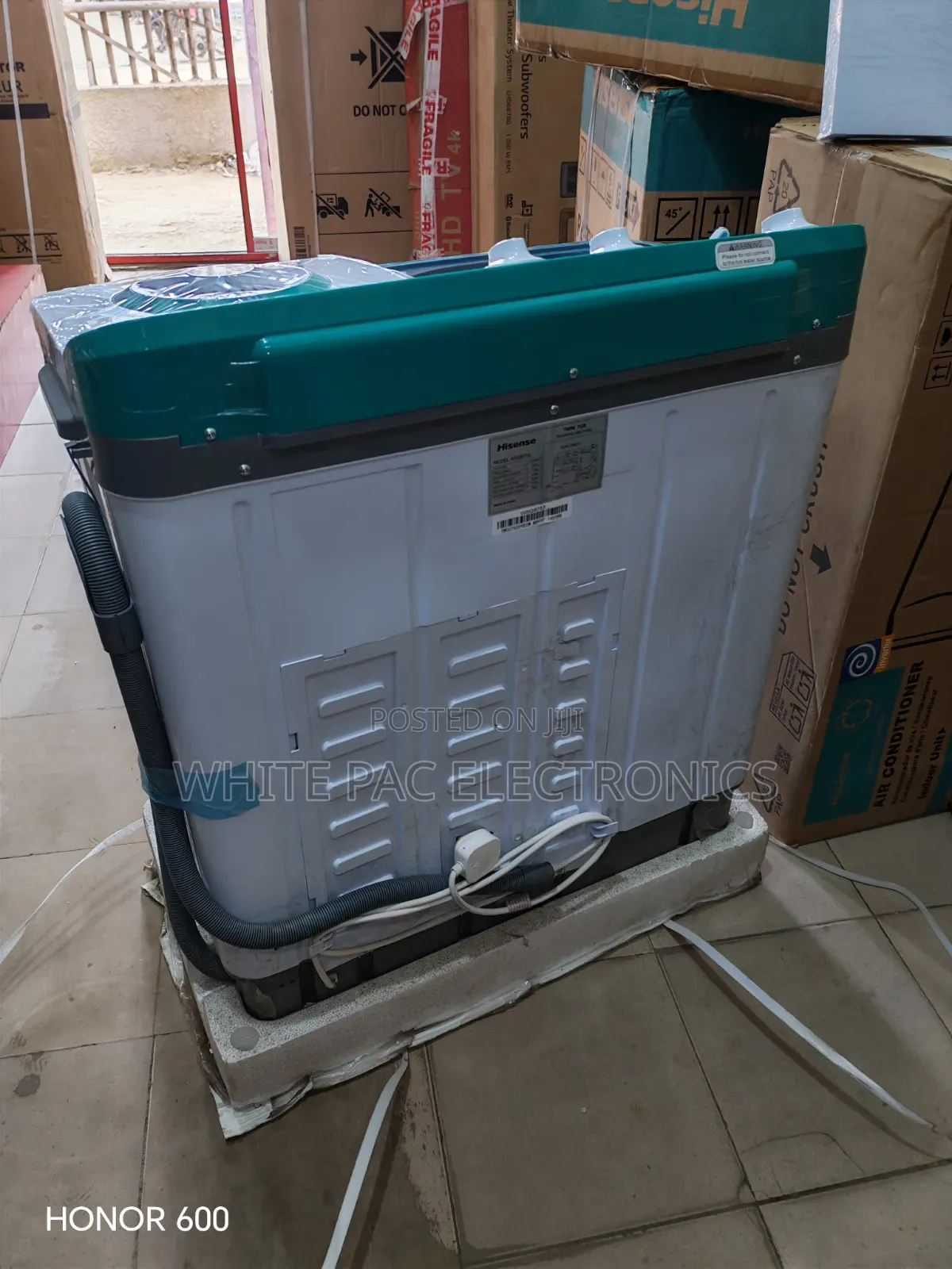 New Hisense Washing Machine 7.5kg Top Loader ( Wash Spinning) 2 Yrs