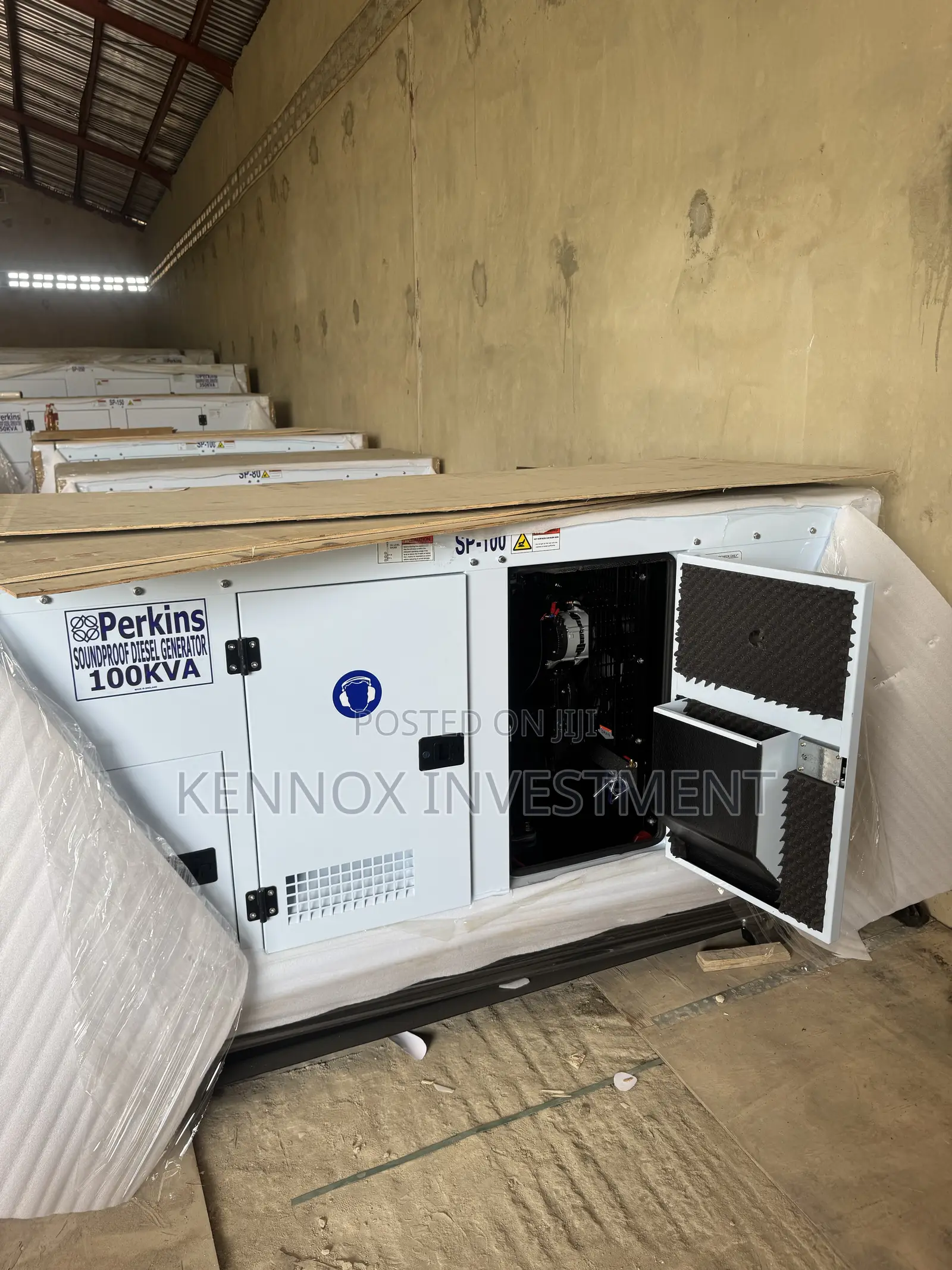 Original 100KVA Perkins Sound-Proof - Diesel Generator