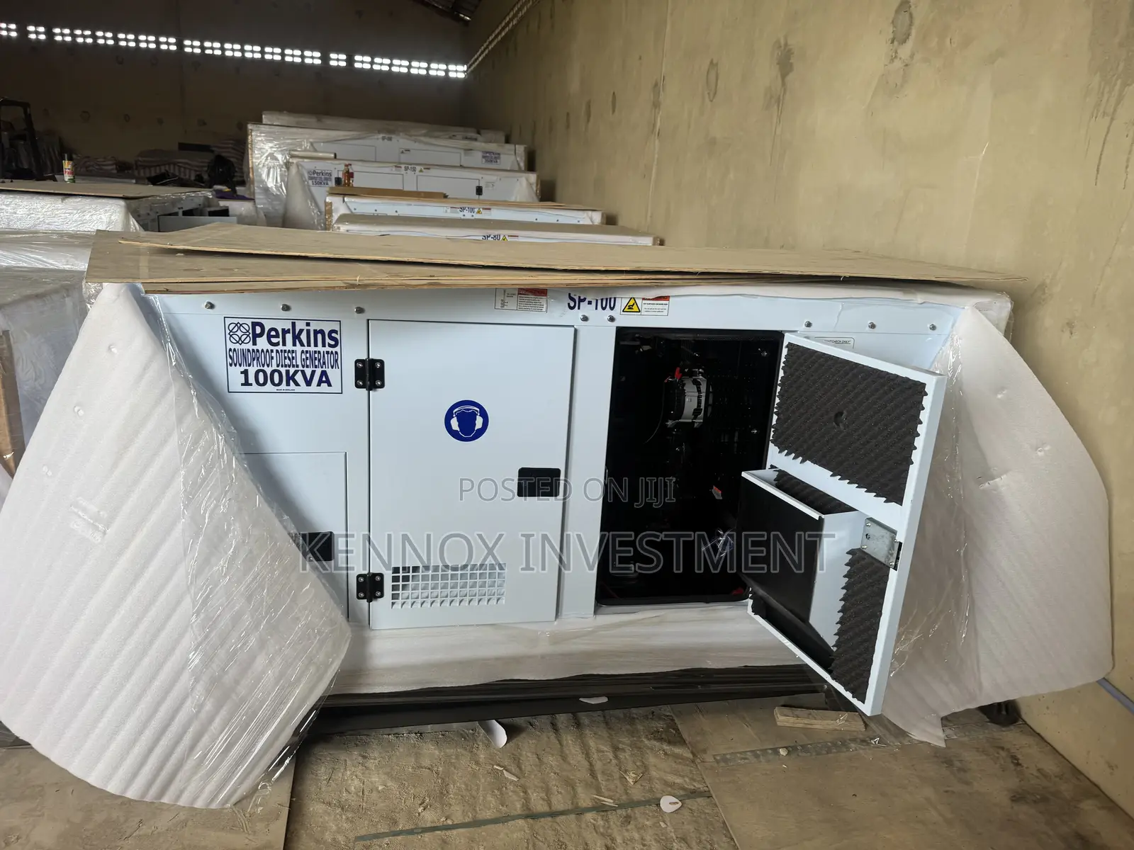 Original 100KVA Perkins Sound-Proof - Diesel Generator