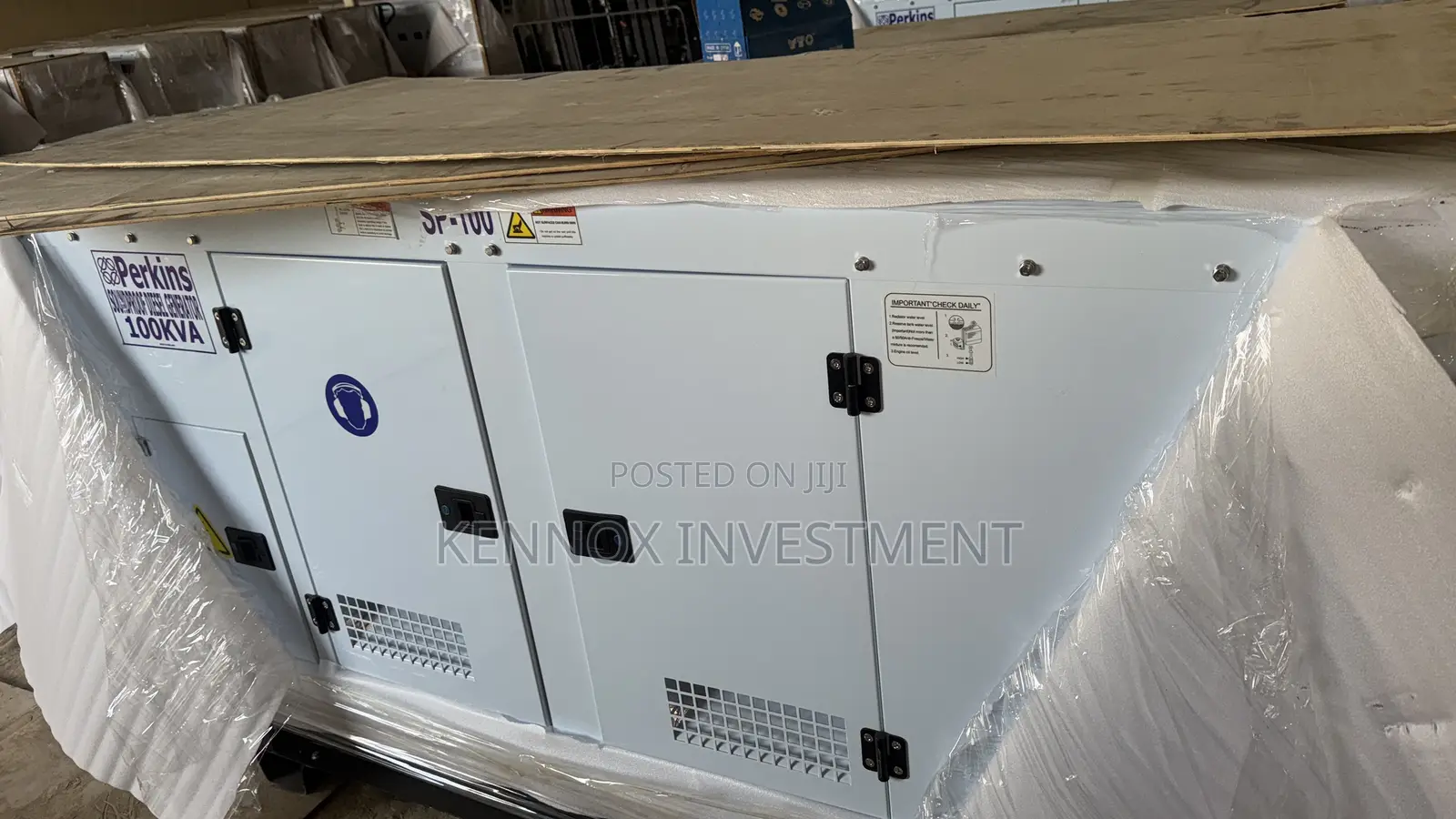 100KVA Perkins Sound-Proof Diesel Generator.