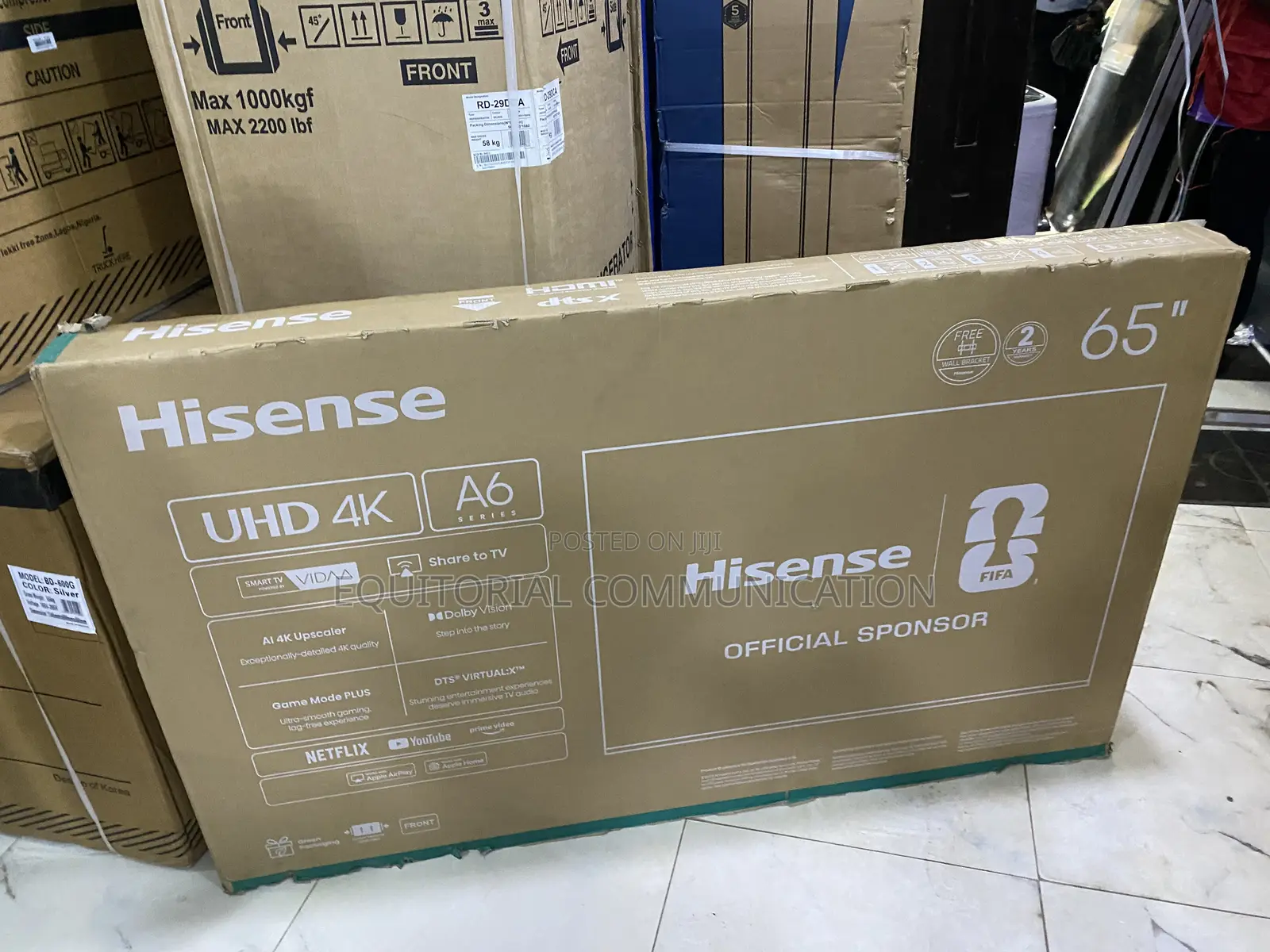 Hisense A6 Series Ultra HD 65 Inch Home TV