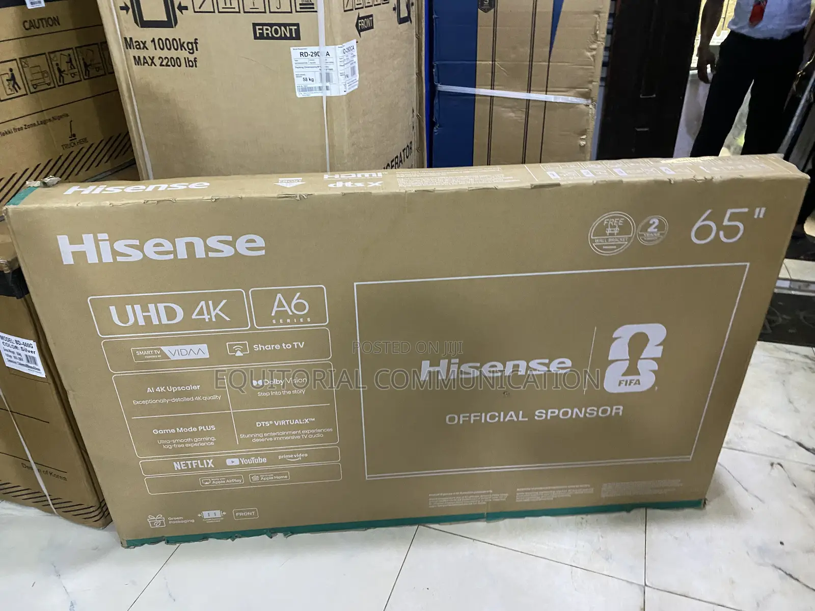 Hisense 65A60QXVT Large Screen Digital Television