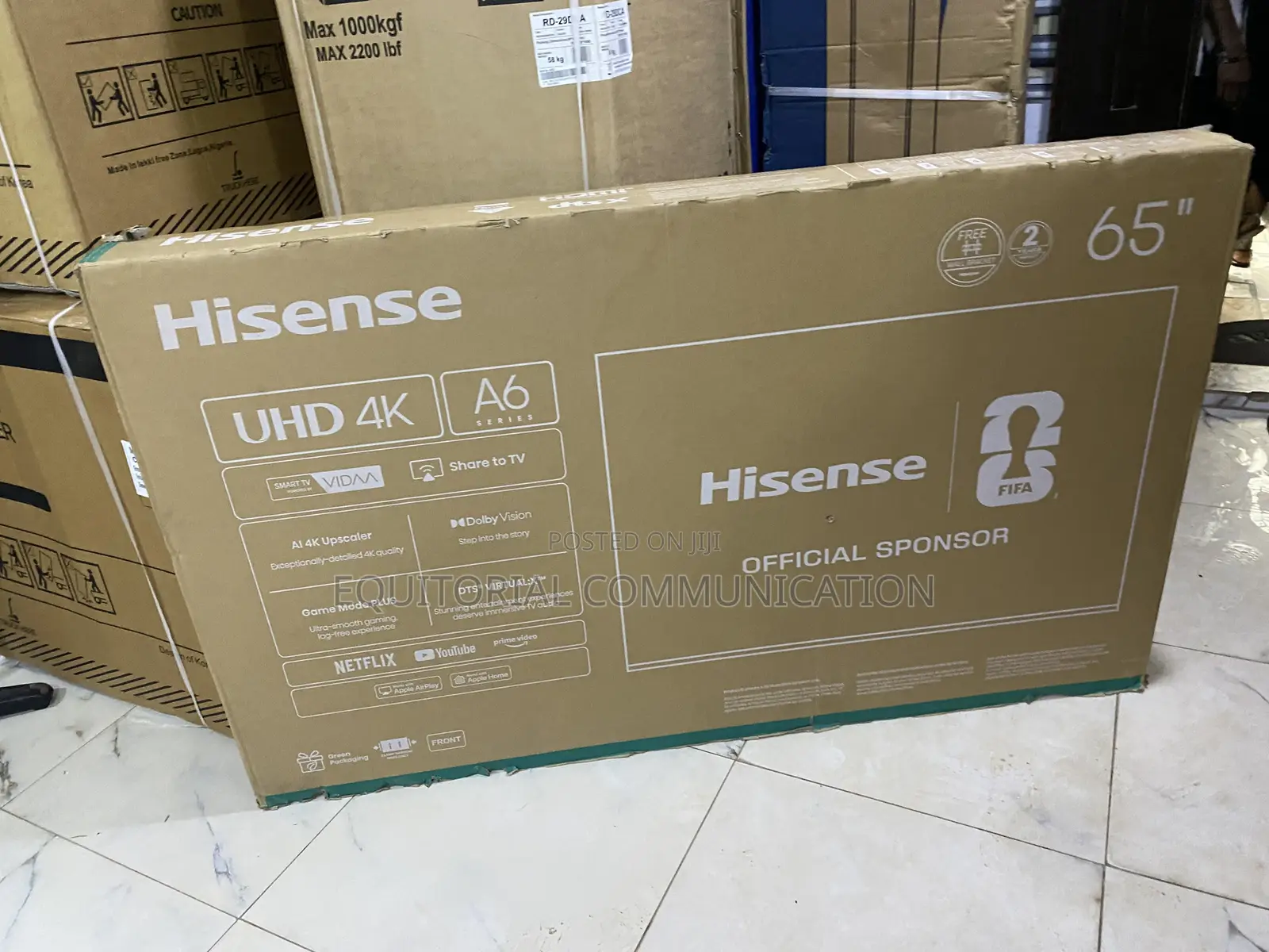Hisense 65A60QXVT Large Screen Digital Television
