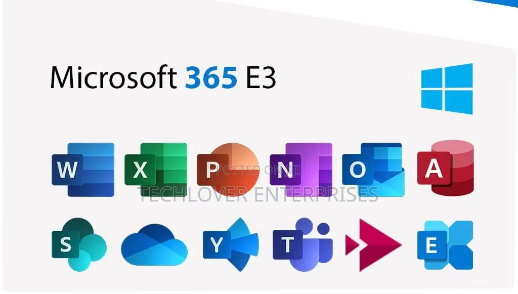 Office 365 E3 5 User ( 100 Accounts)