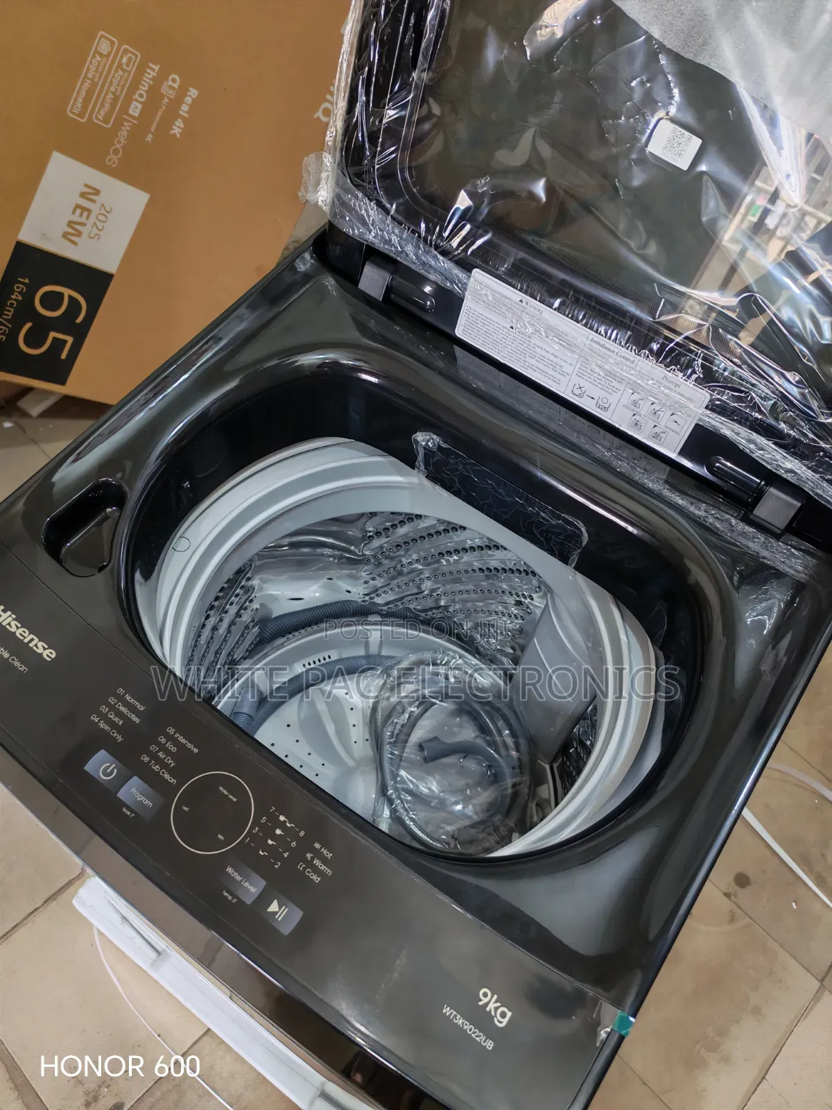 Hisense Automatic 9kg Washing Machine Top Loade ( Wash Spinning)