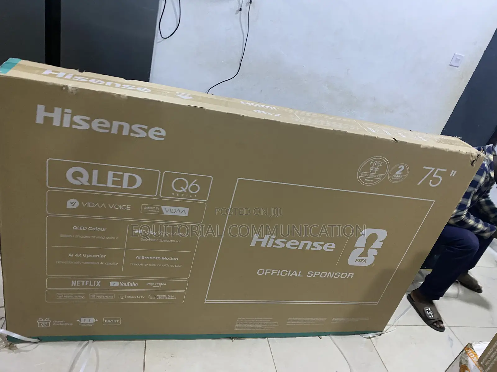 Brand New Hisense 75 Inch QLED TV Q6 Series