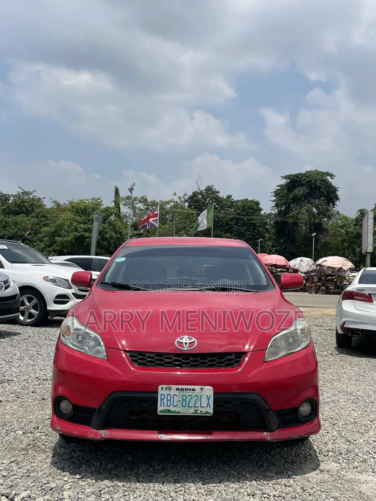 Toyota Matrix S Hatchback AWD (2.4L 4cyl 4A) 2013 Red