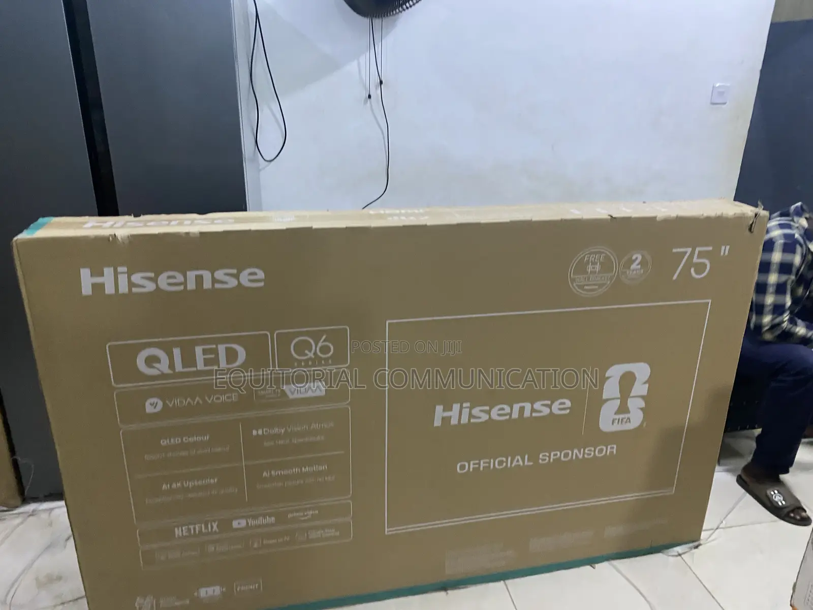 Hisense 75 Inch Big Screen QLED Smart TV