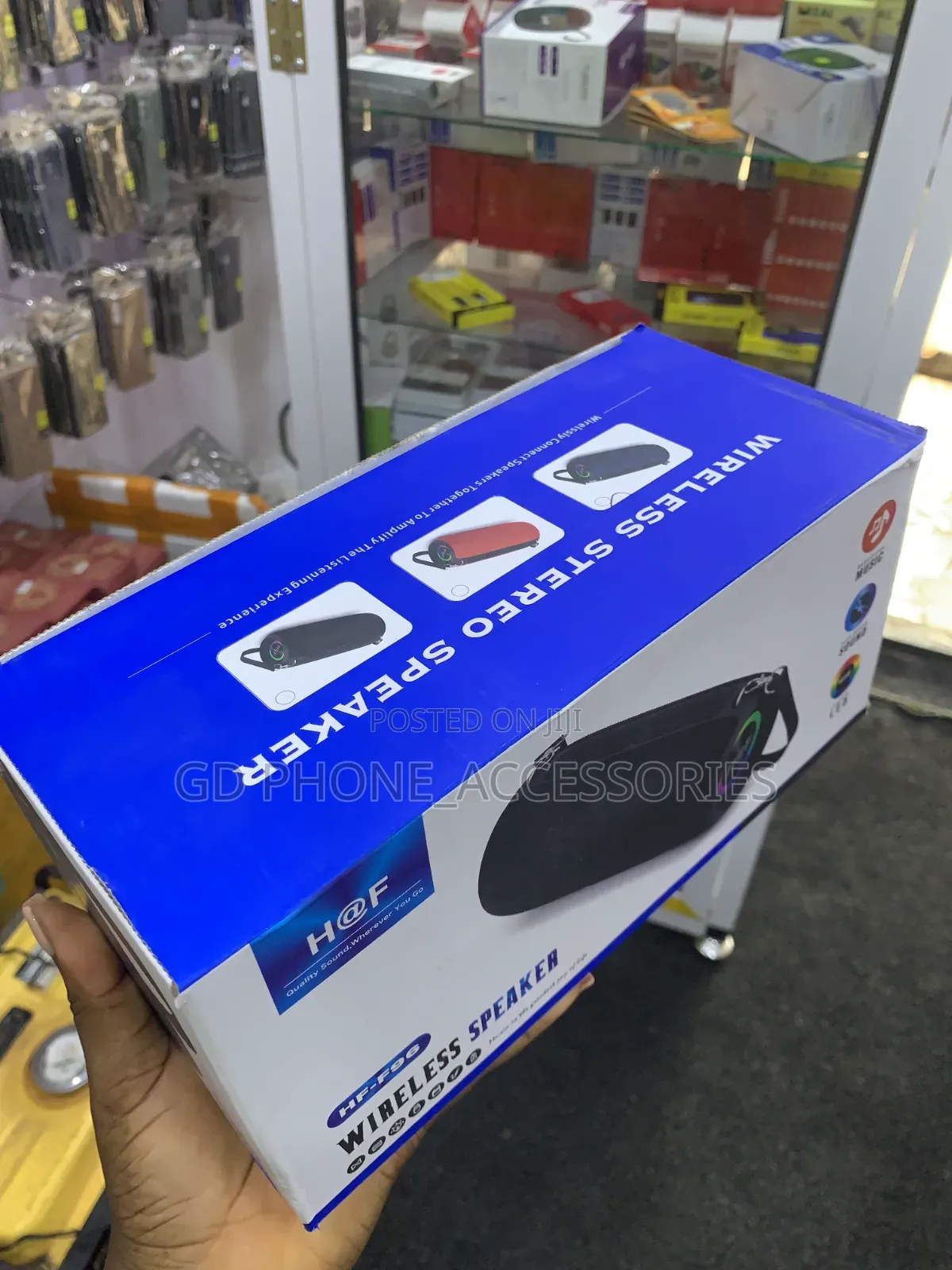 ​H at F HF-F96 Wireless Bluetooth Speaker With RGB LED Light