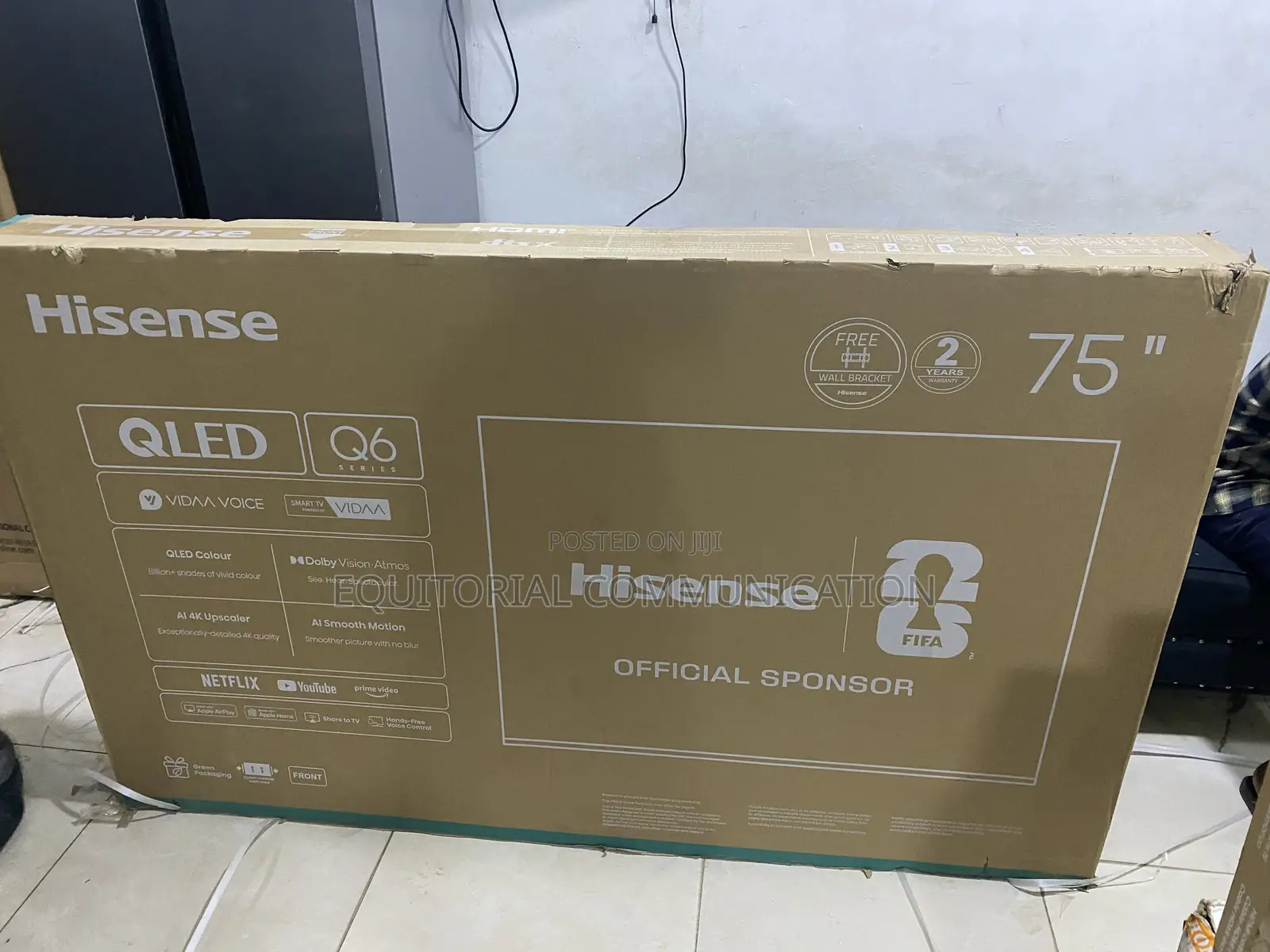Hisense QLED 75 Inch Smart TV for Home Entertainment