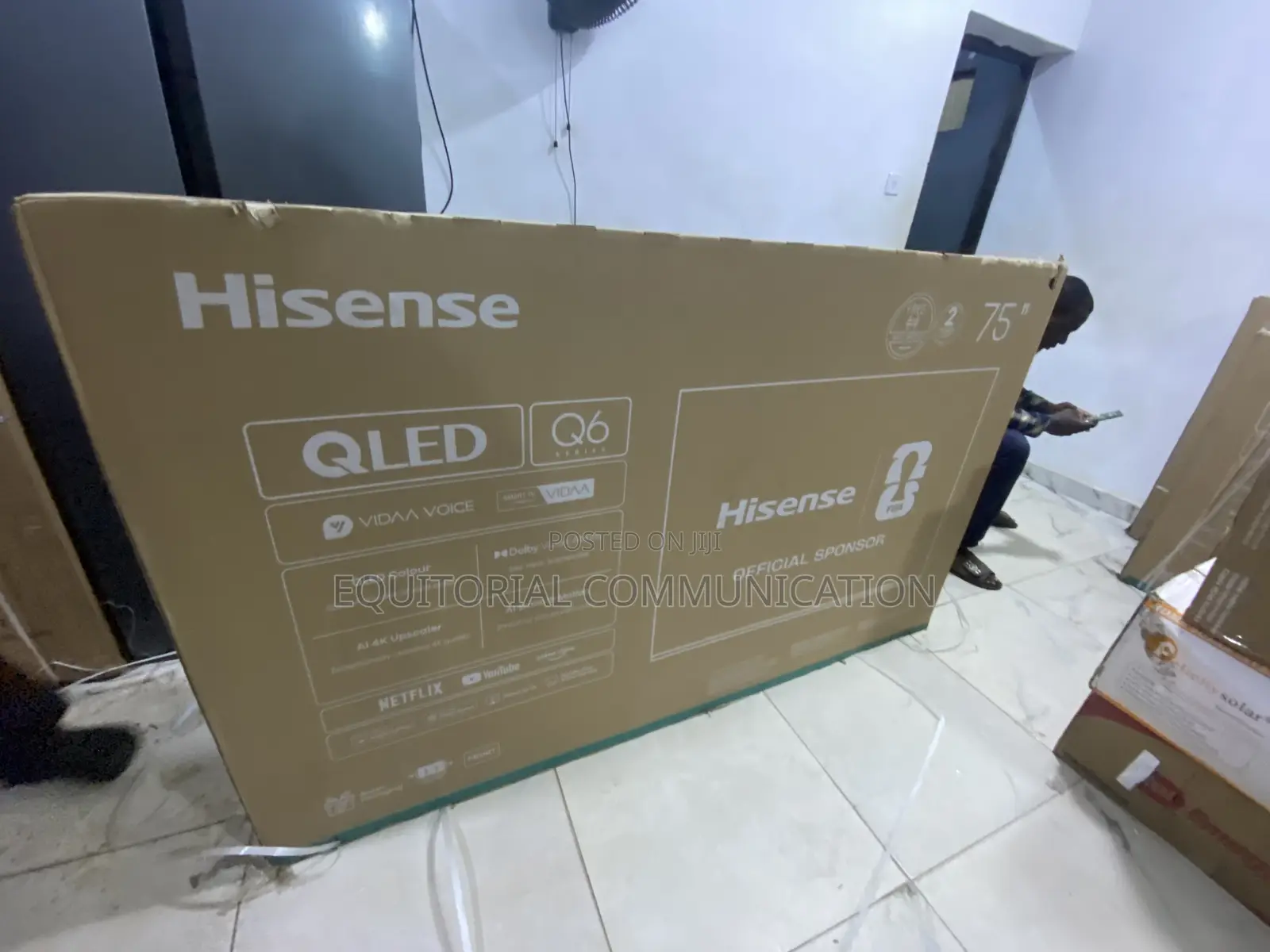 Hisense 75Q60QAVT 75 Inch Large Screen Smart Television