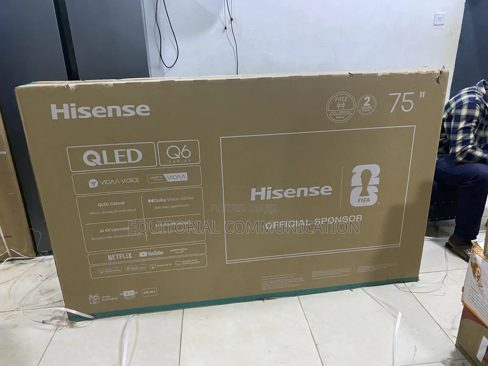 Hisense 75 Inch Q6 Series Ultra HD Smart TV