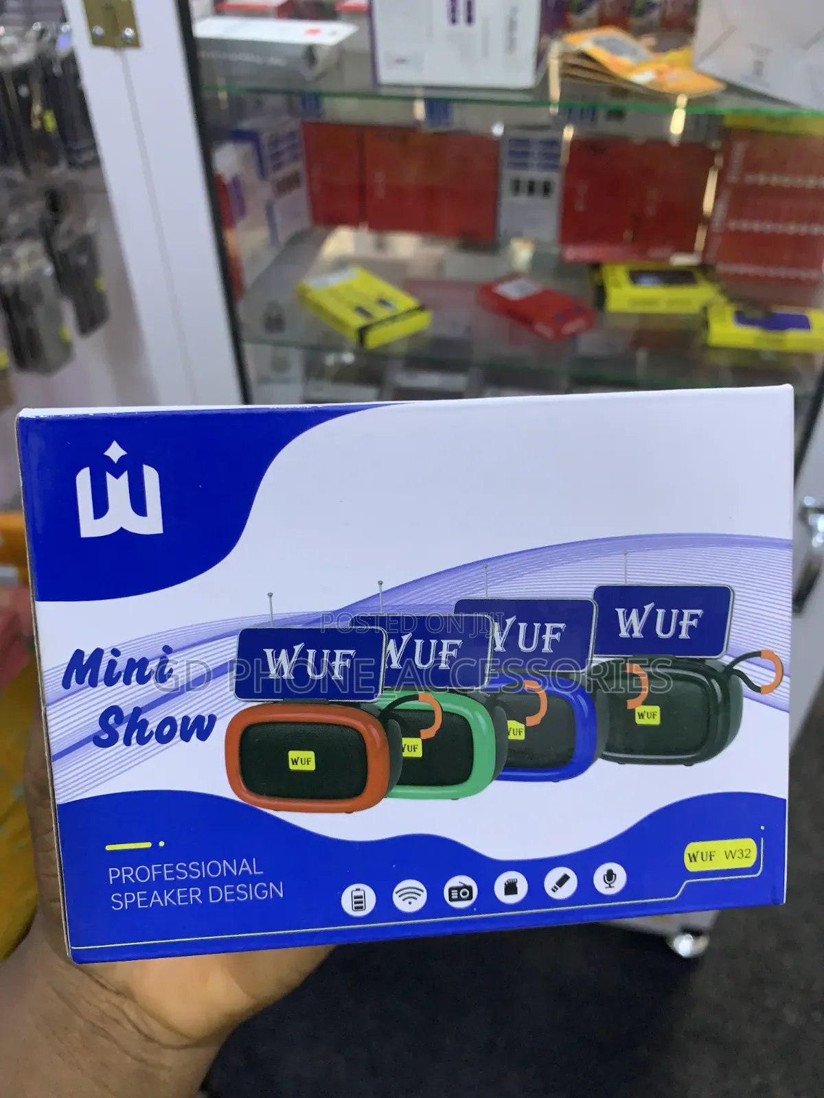​WUF W32 Mini Show Portable Wireless Speaker FM Radio