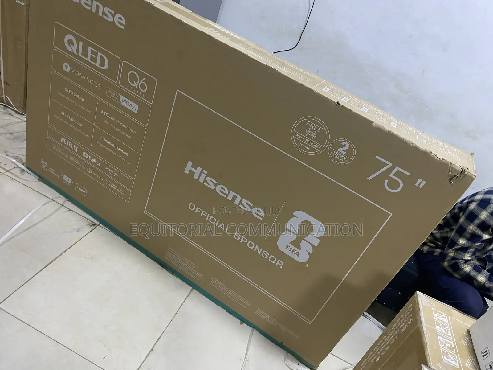 Hisense 75Q60QAVT 75 INCH Smart TV With Vibrant Display