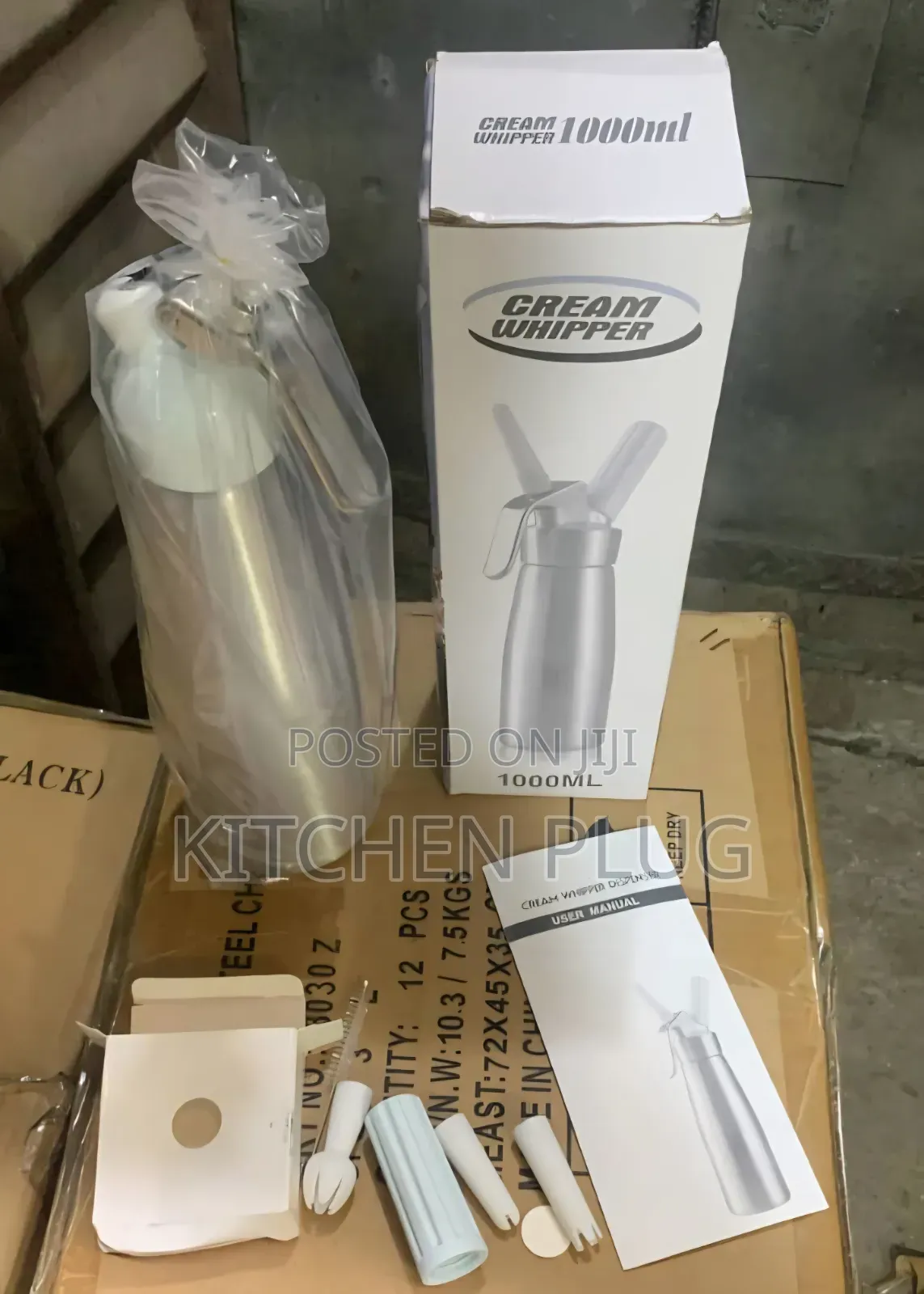 1,000 Ml Whipped Cream Dispenser