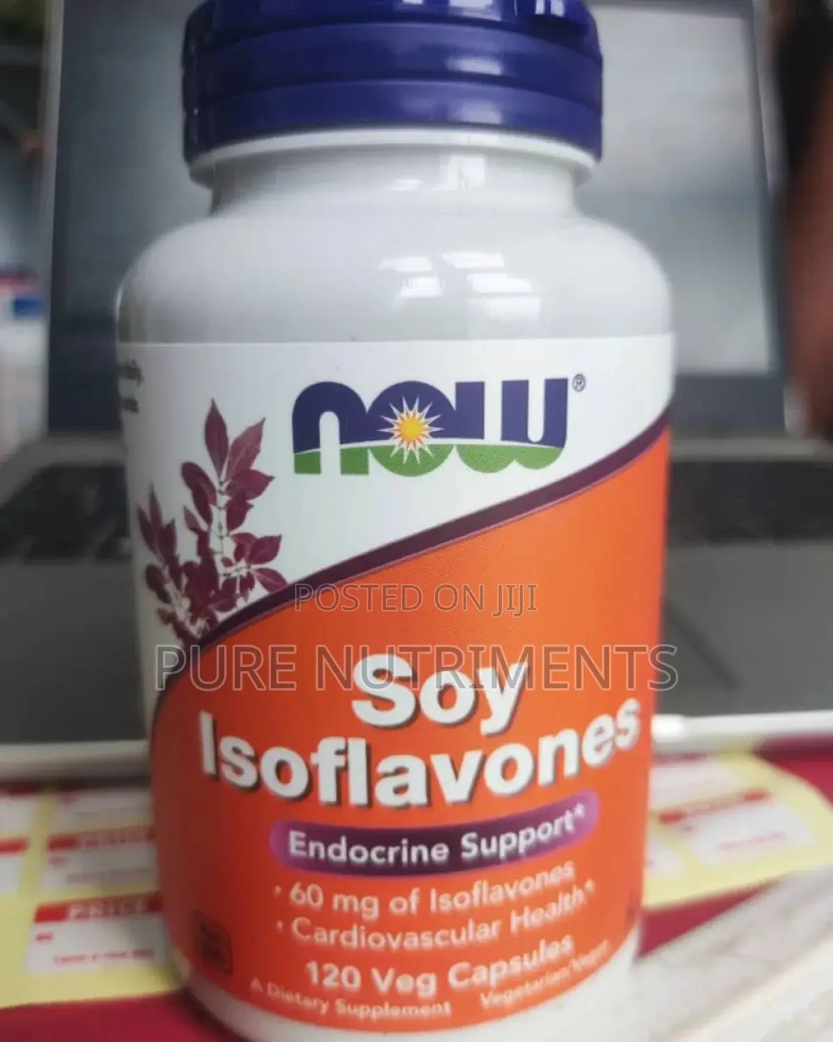 NOW Foods Soy Isoflavones 60 Mg Isoflavones – 120 Veg Capsules