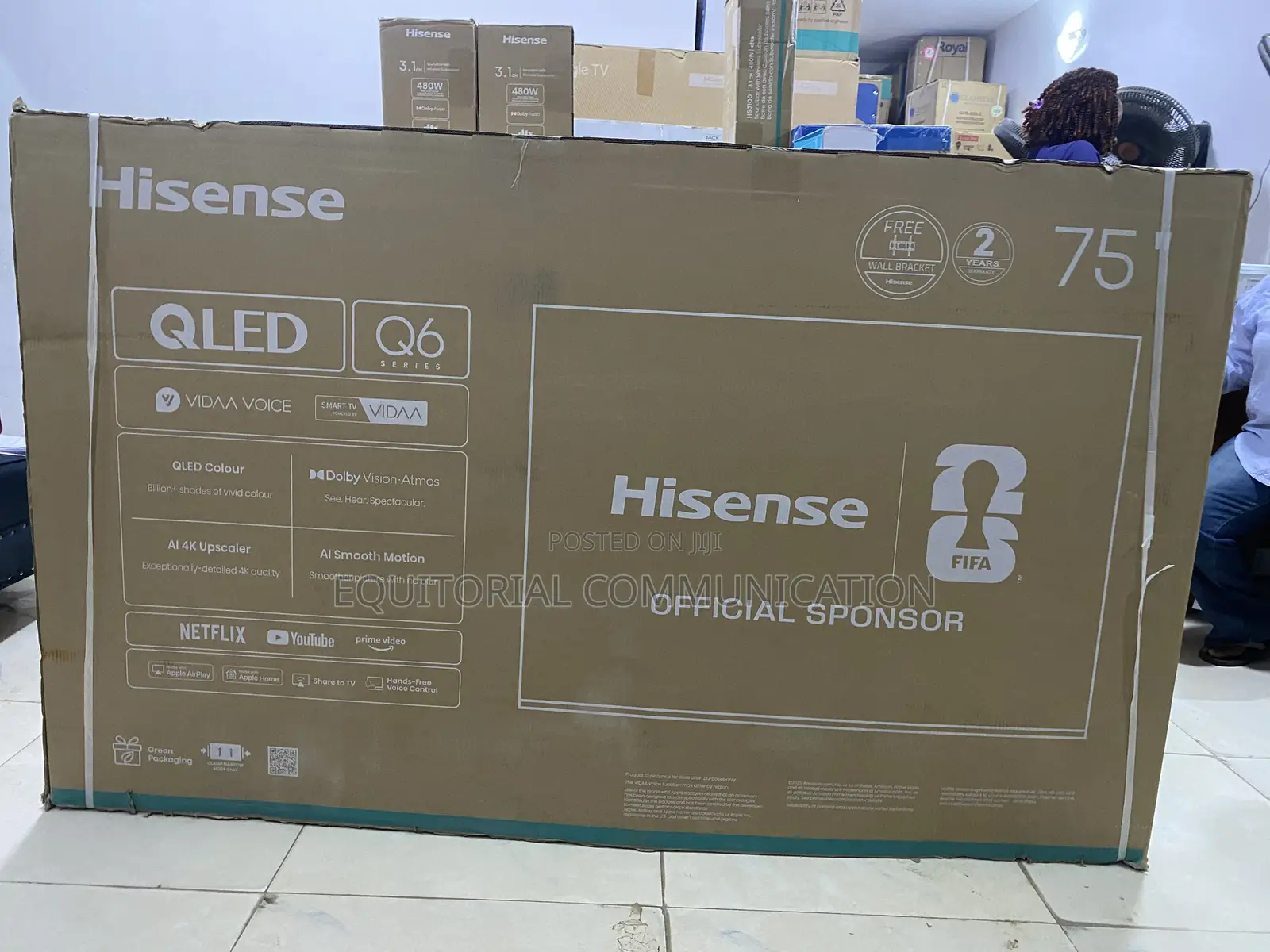 Hisense Q6 Series 75 Inch Ultra HD Television