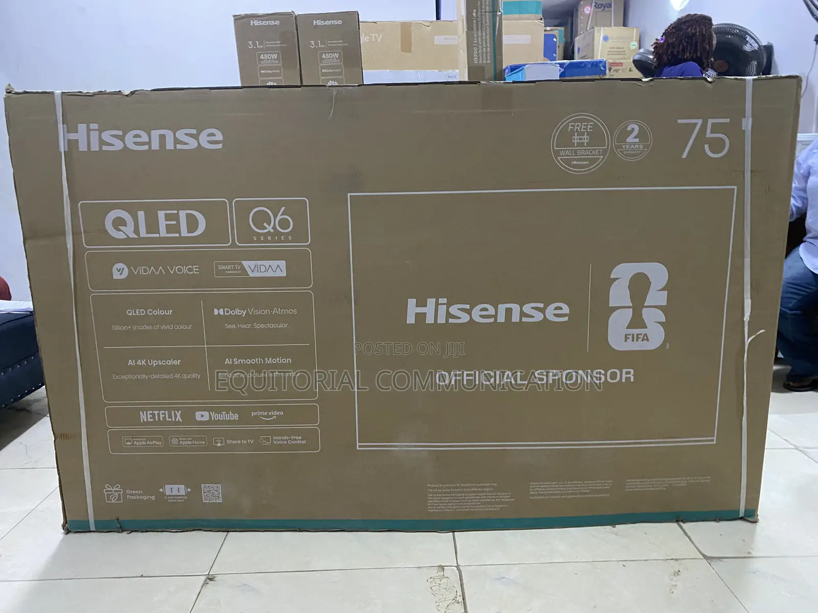 Hisense Q6 Series 75 Inch Ultra HD Television