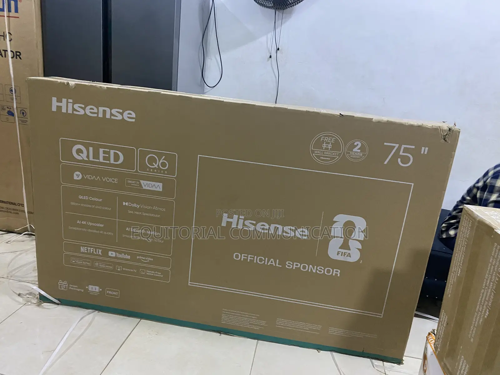 Hisense 75 Inch Modern QLED Smart Television