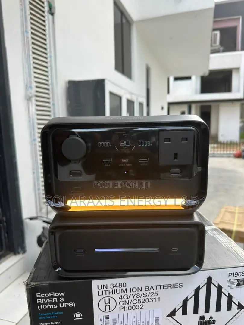 EcoFlow RIVER 3 Max Solar Generator – Portable Power Station