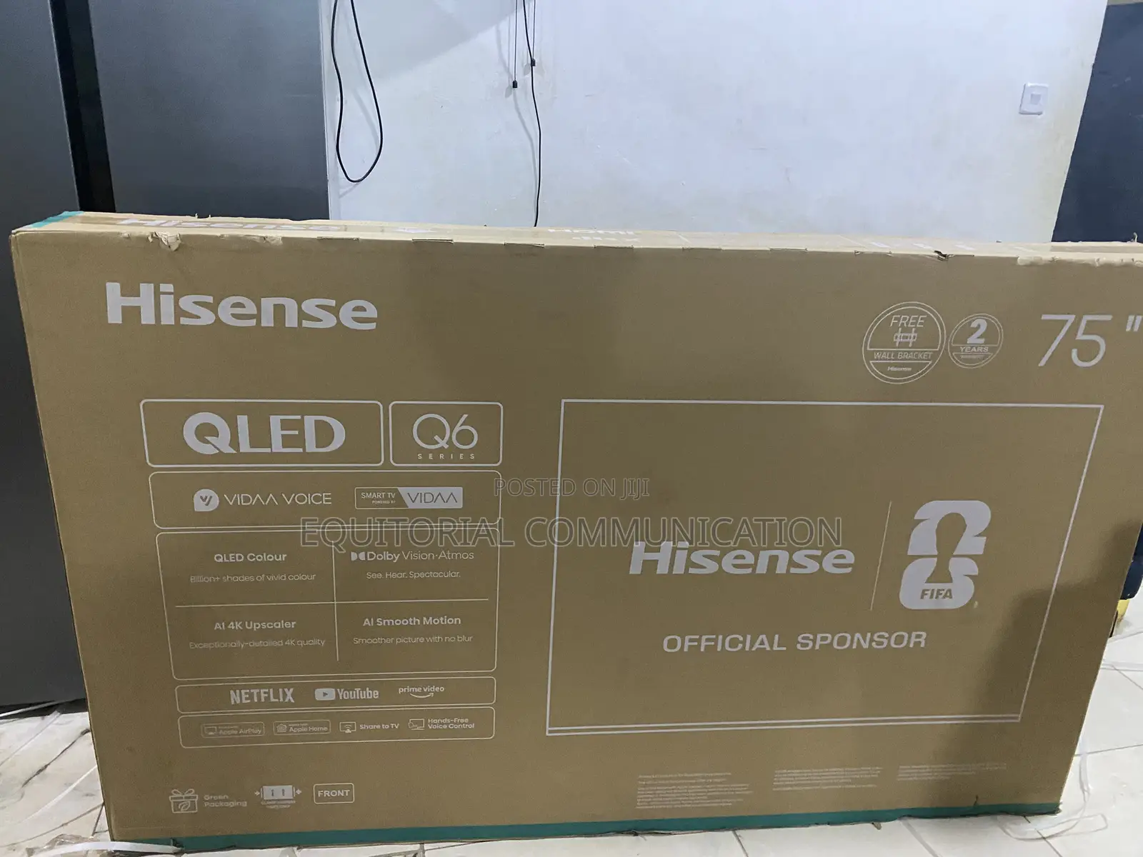 Hisense 75Q60QAVT 75 Inch Home Cinema TV